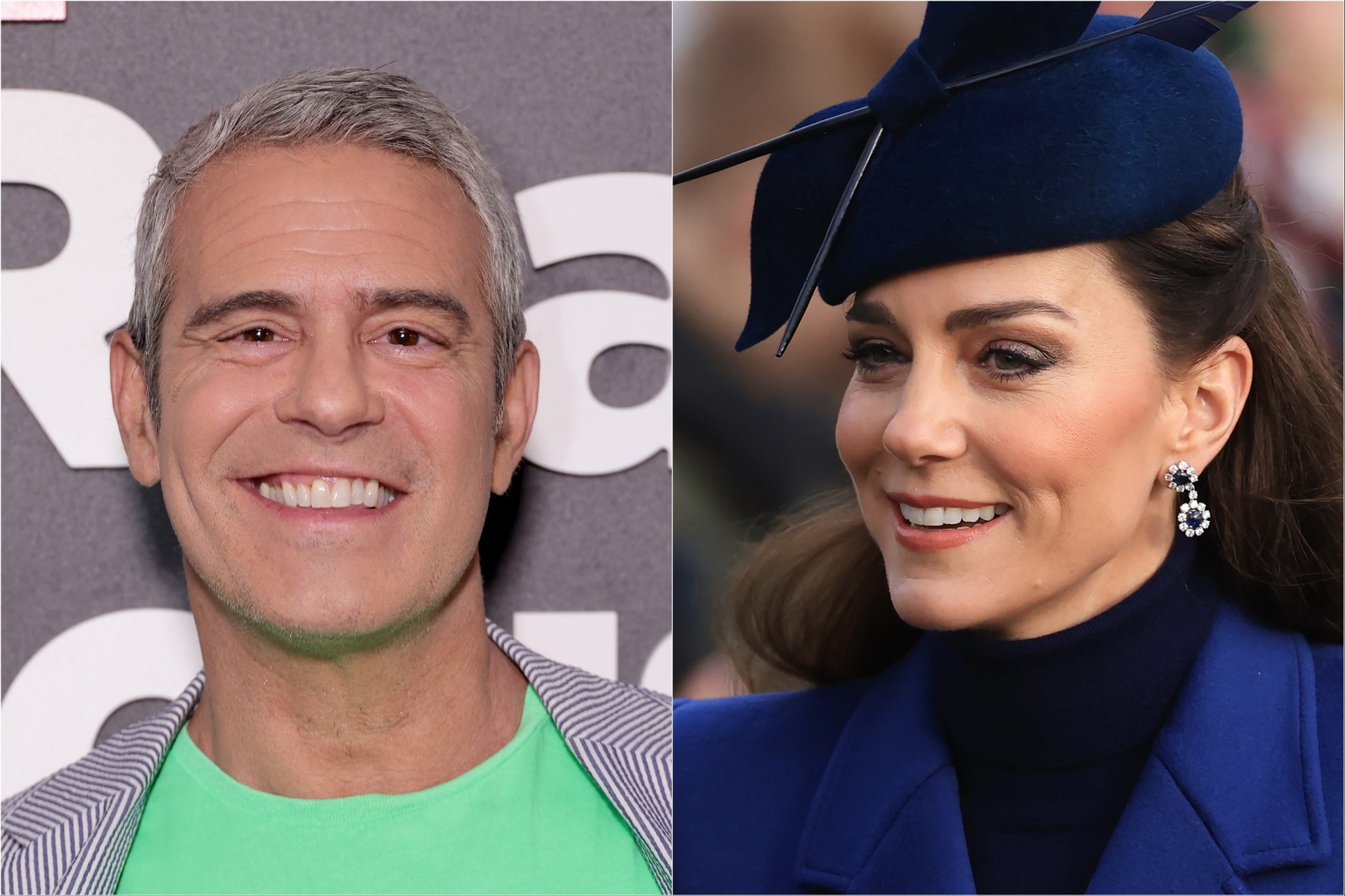 Andy Cohen and Kate Middleton