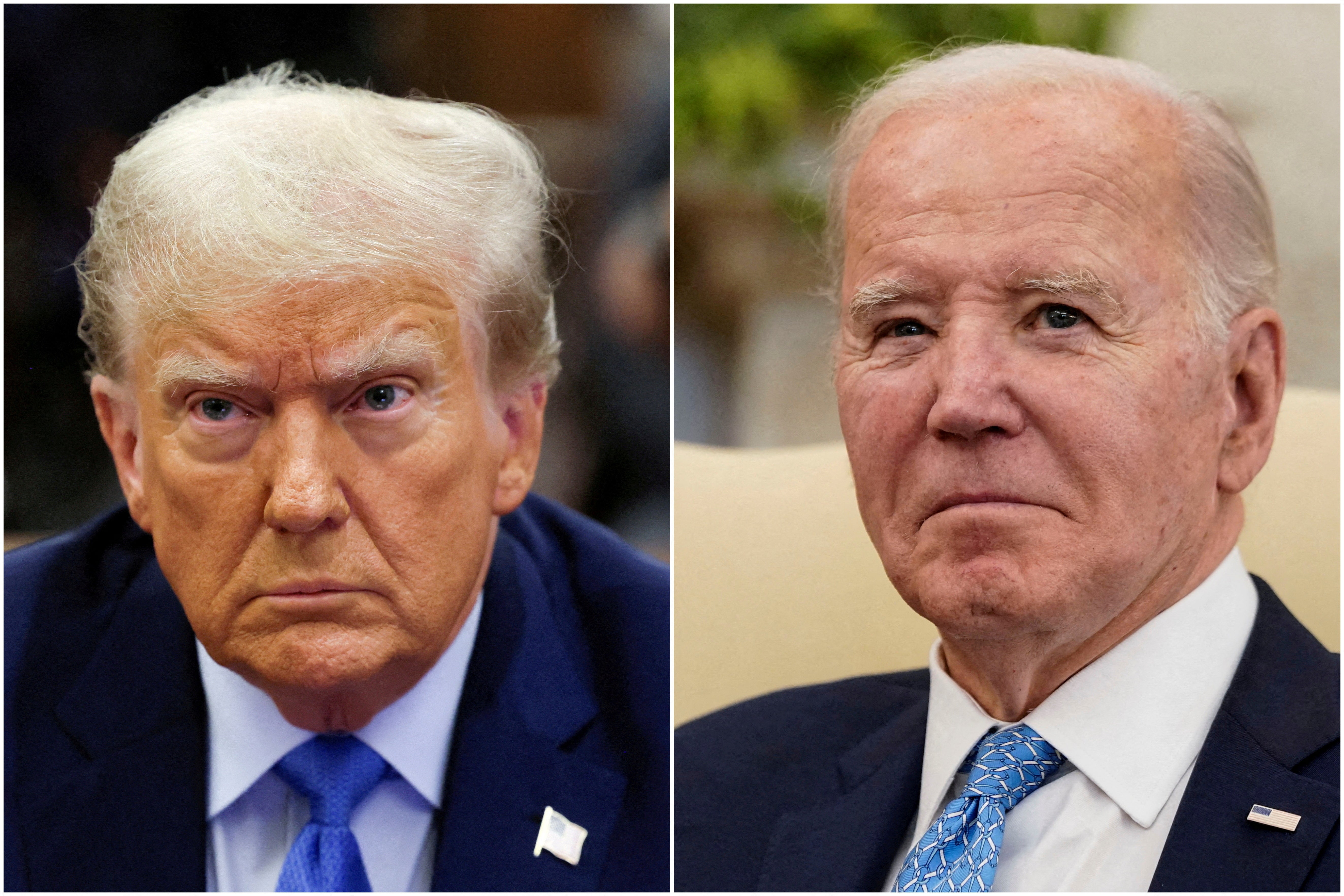 Trump and Biden