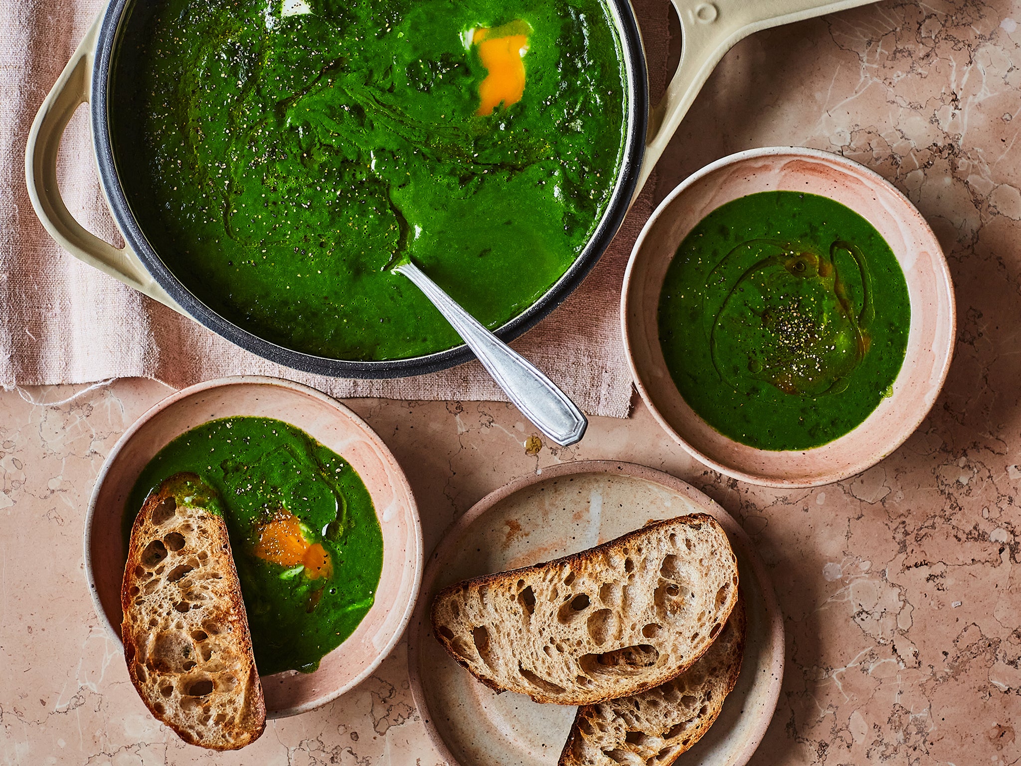 Two things to remember: wash your foraged wild garlic and avoid overcooking to retain that glorious green colour