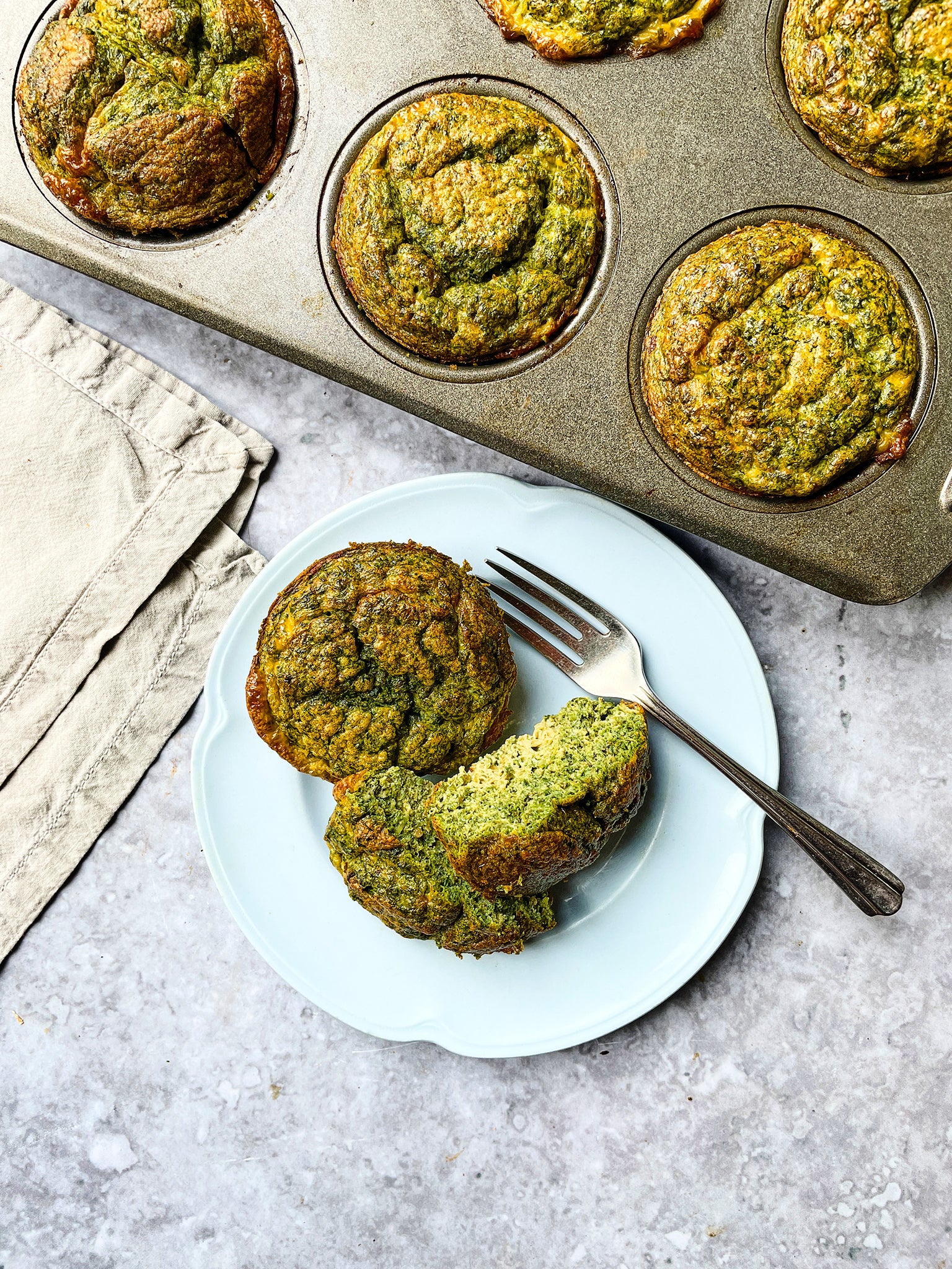 These mini quiches combine two of our favourite vegetables