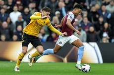 Aston Villa hit by huge injury blow ahead of facing Man City