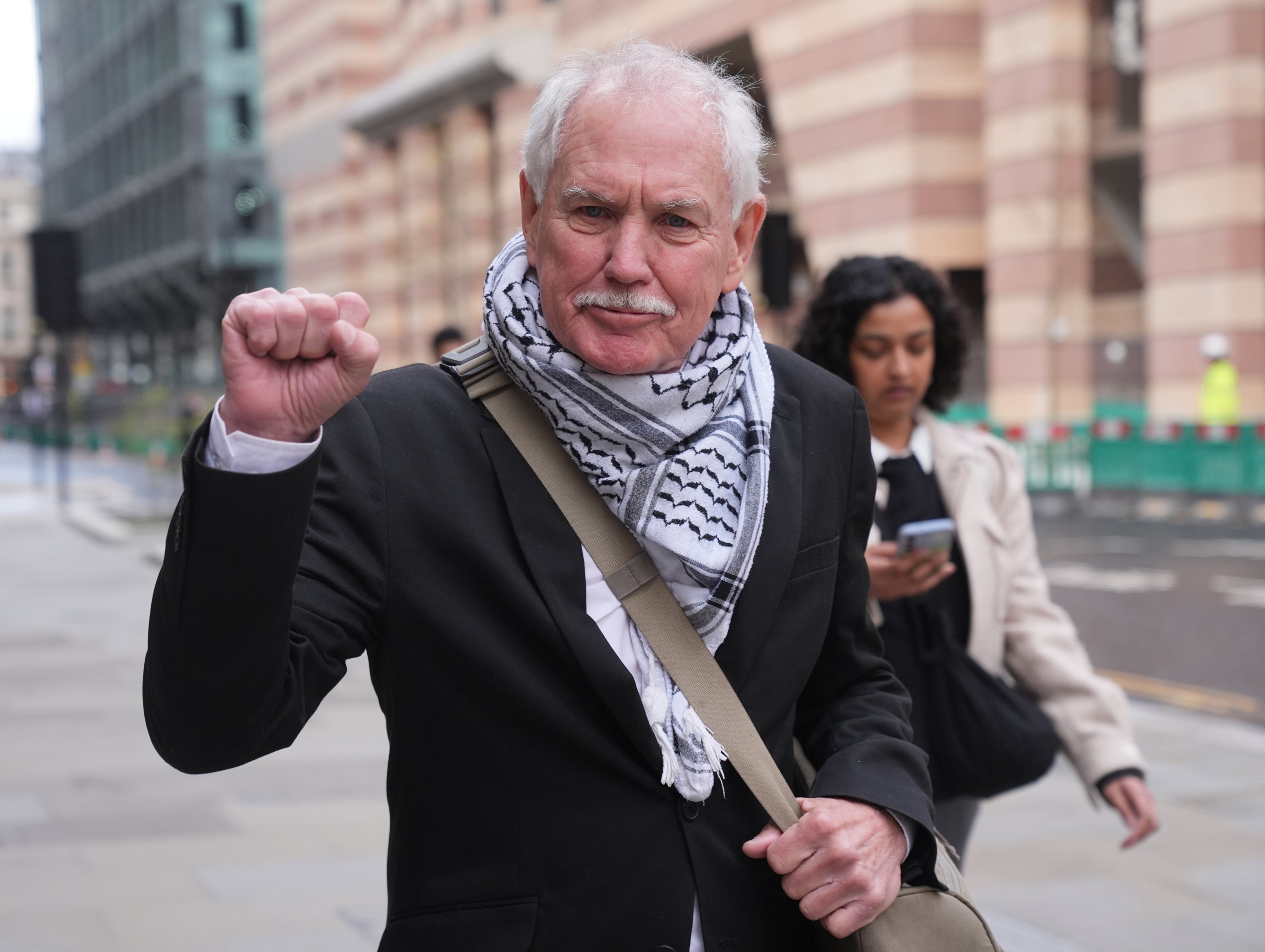 Michael Rabb, from Colorado, arrives at the City of London Magistrates' Court