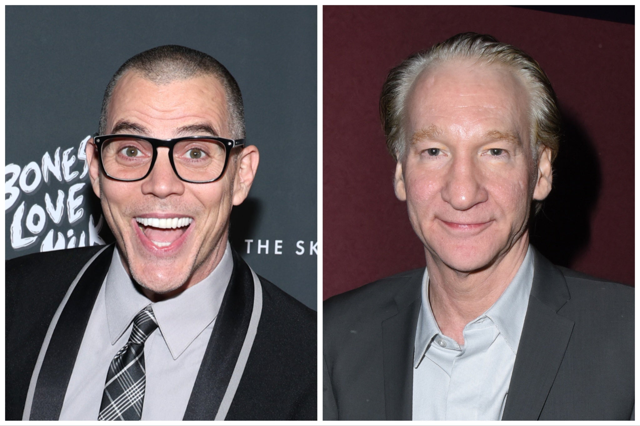 Steve-O (left) and Bill Maher