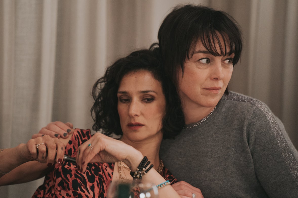 Frenemies: Indira Varma and Olivia Williams in ‘The Trouble with Jessica’