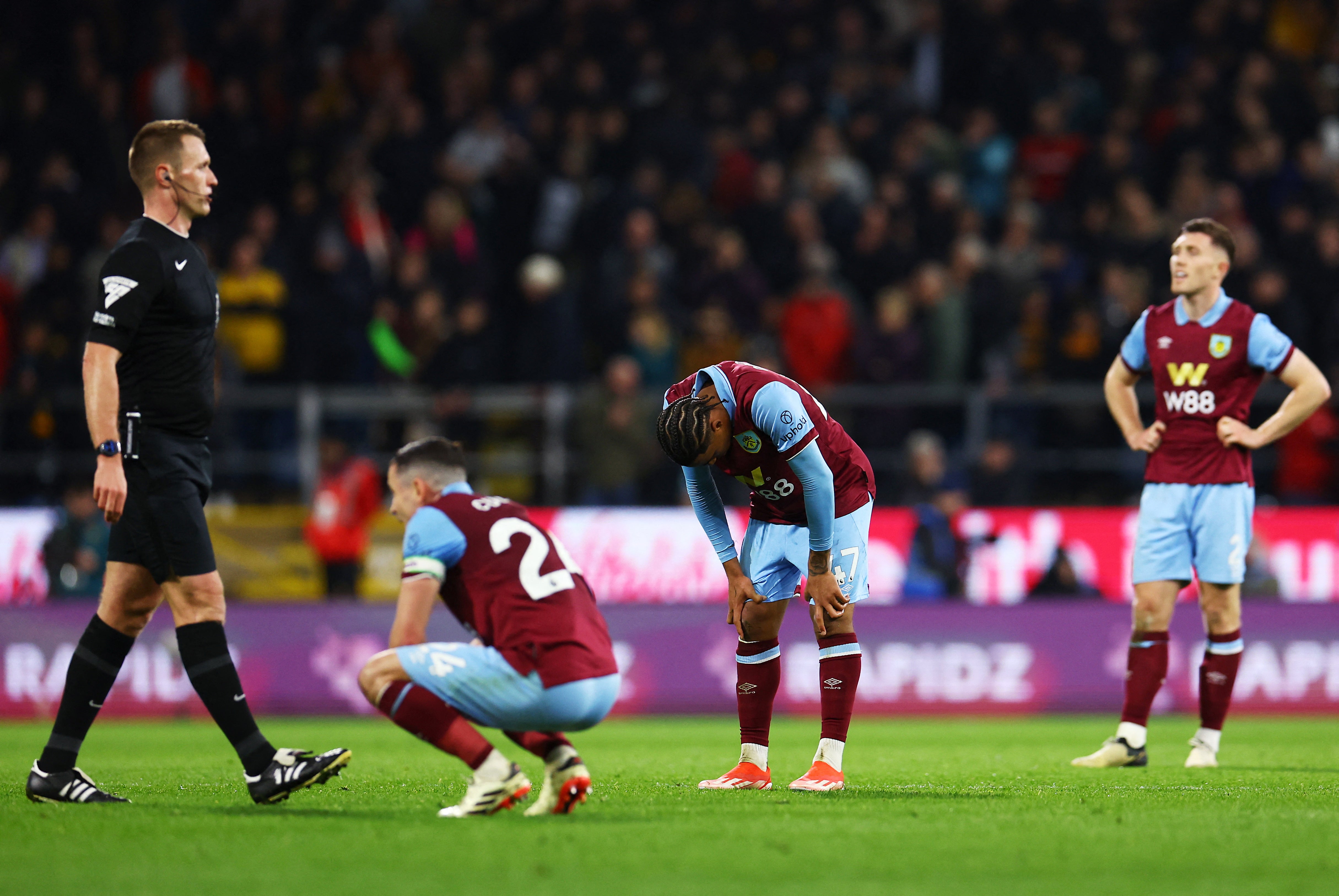 Burnley were denied a rare win