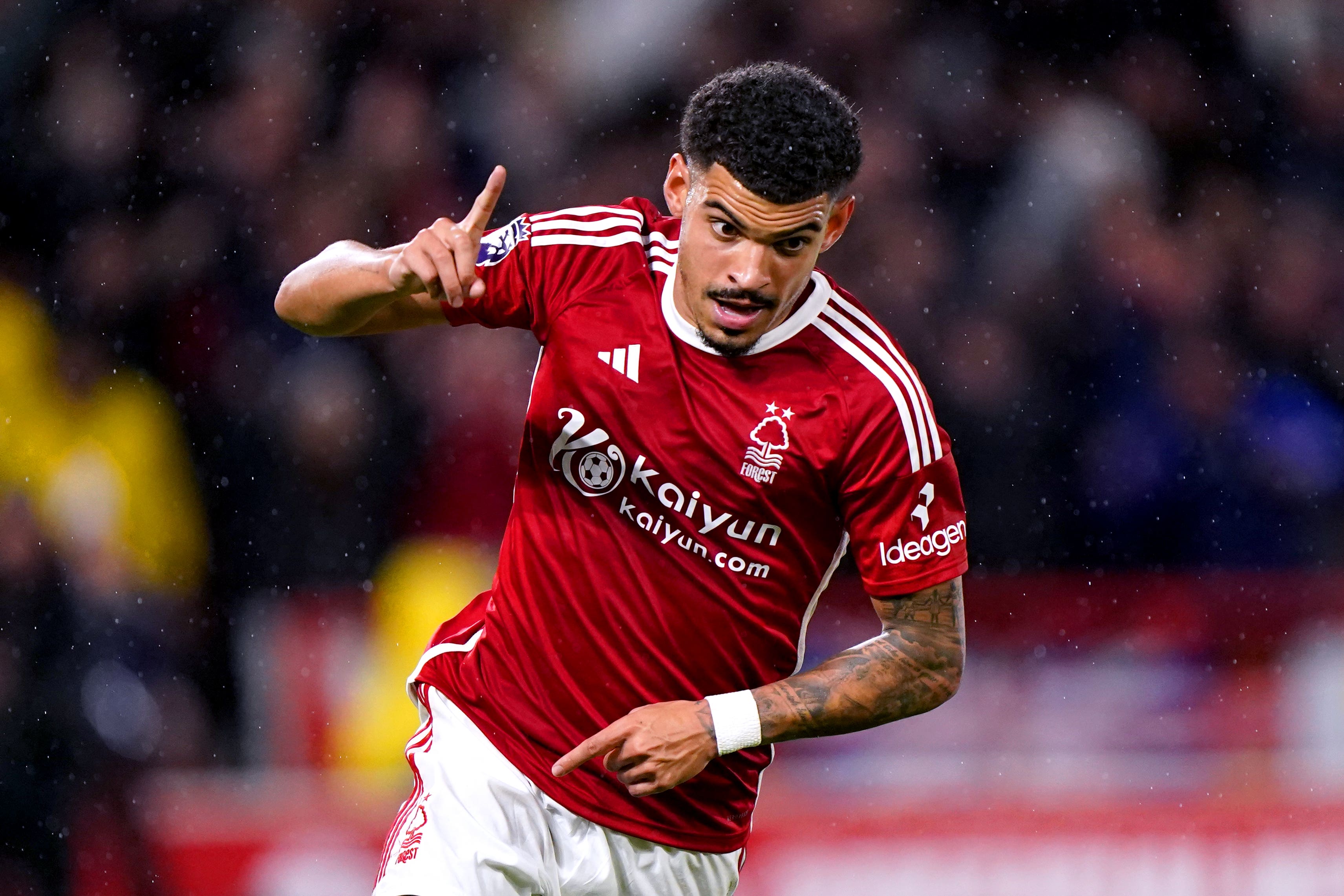 Morgan Gibbs-White starred for Forest (Bradley Collyer/PA)