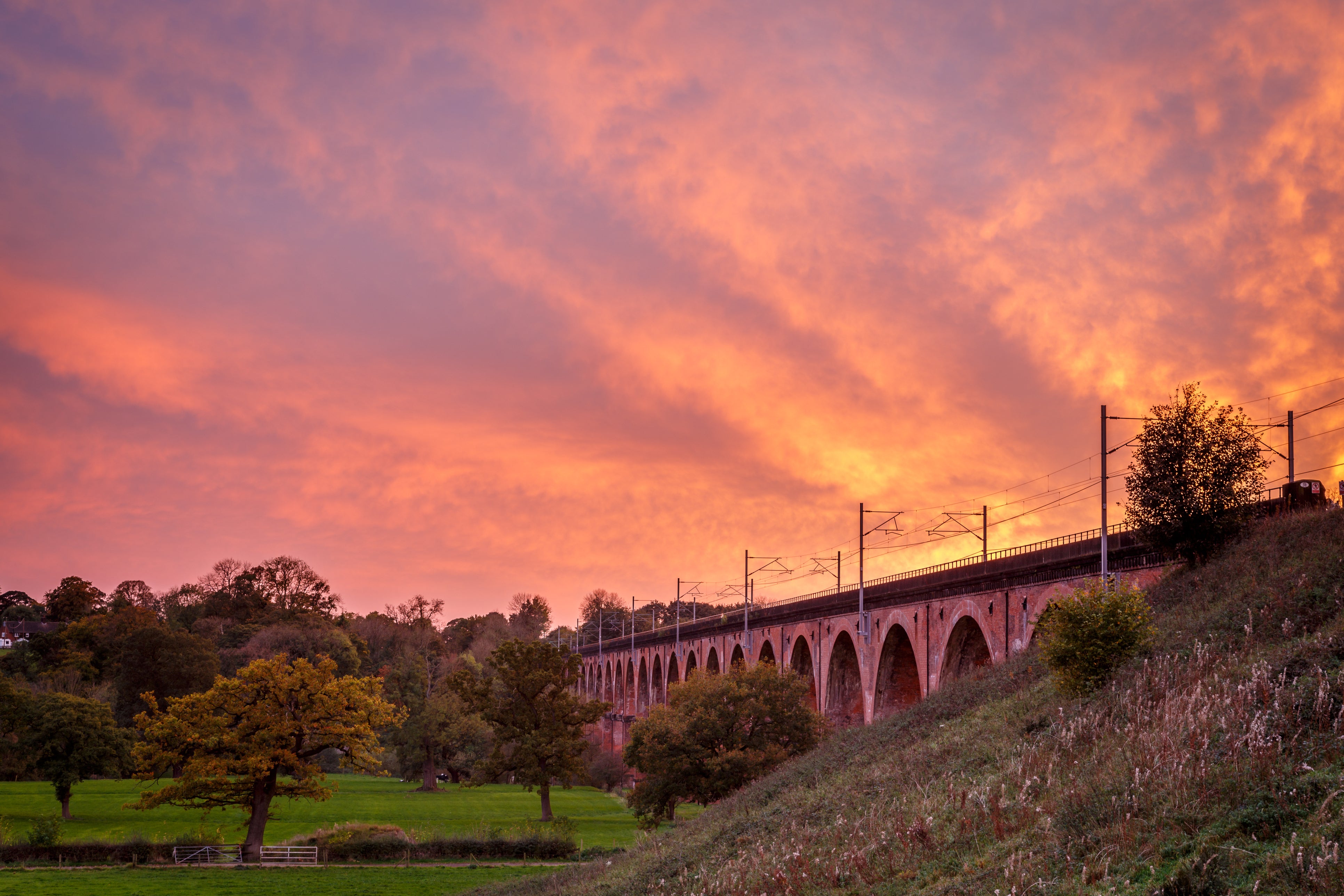 The viaduct in Holmes Chapel, where Styles had his first kiss