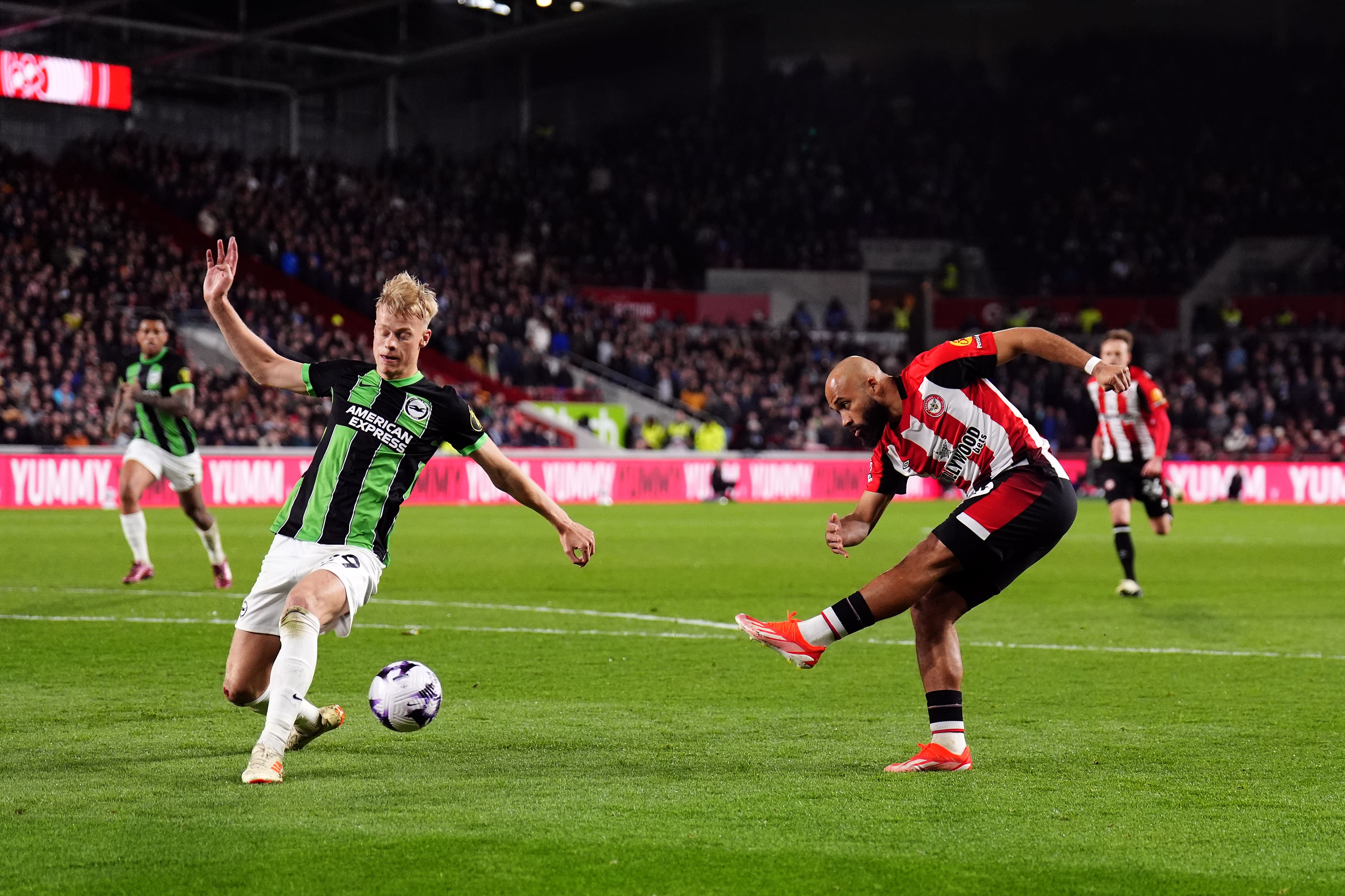 Brentford and Brighton could not be separated (John Walton/PA)