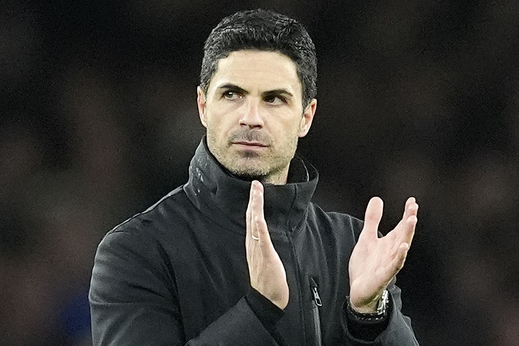 Mikel Arteta’s side beat Luton (Nick Potts/PA)