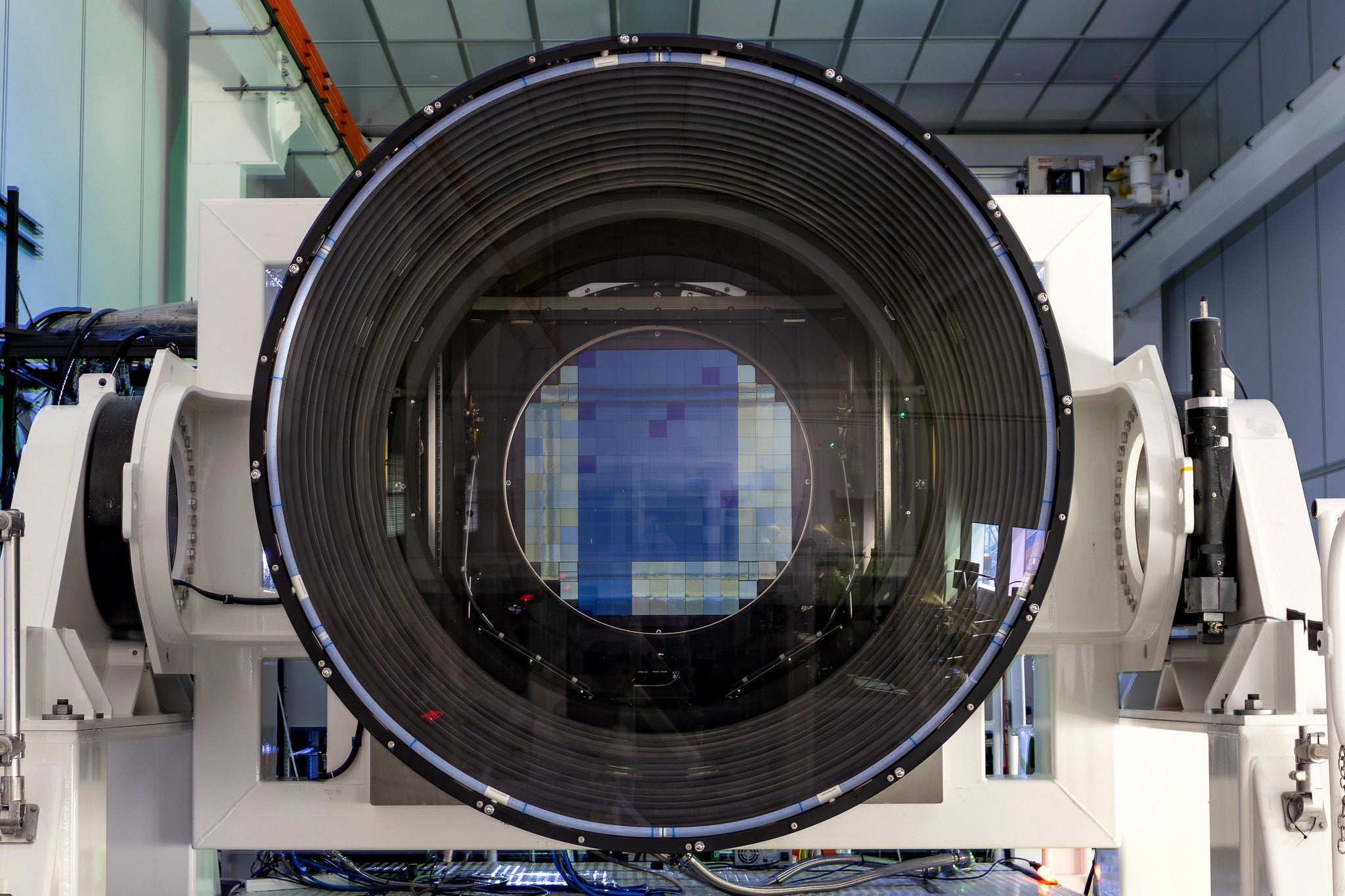 The 3,200-megapixel LSST camera will be placed atop a telescope in Chile