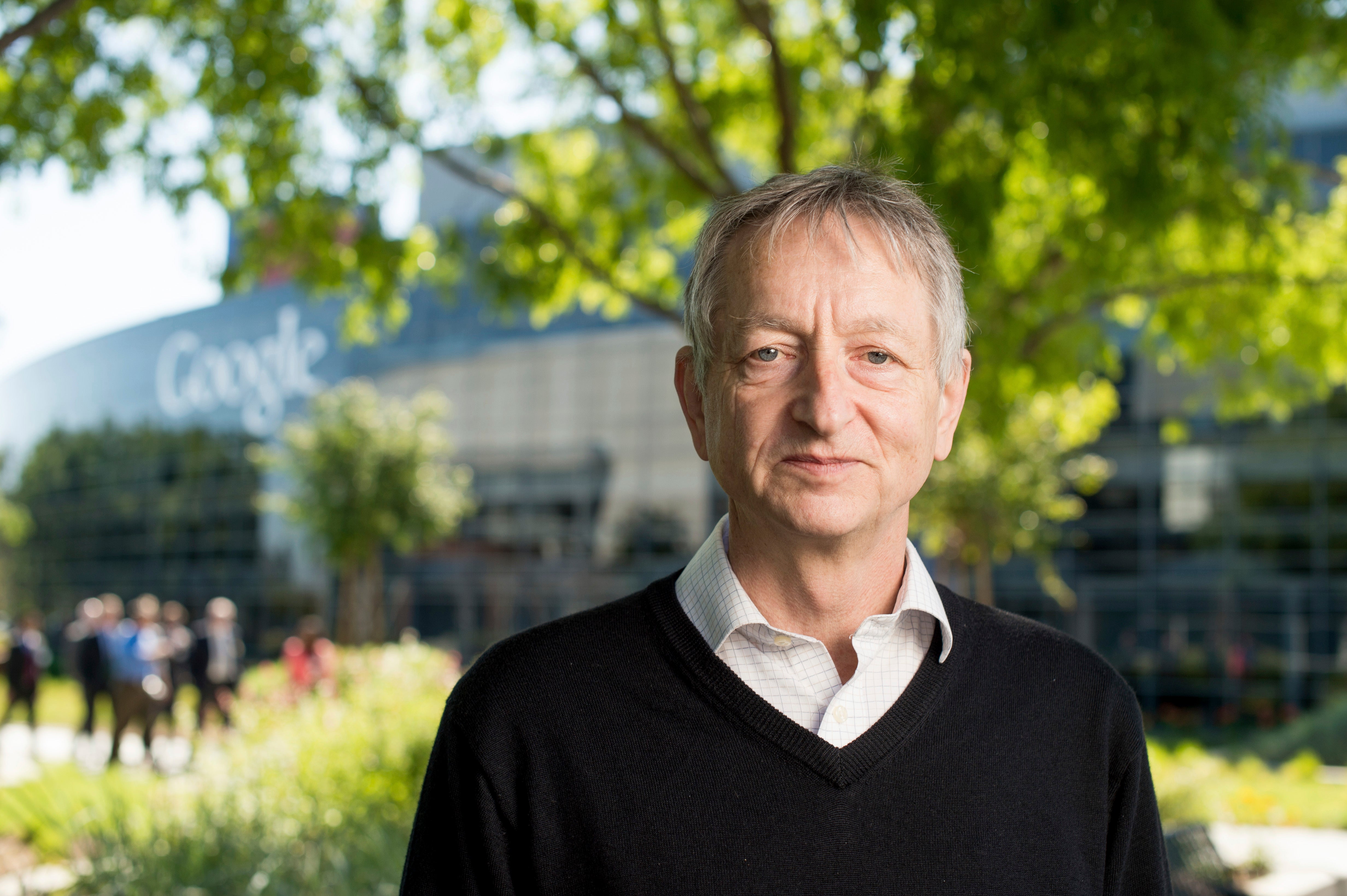 Computer scientist Geoffrey Hinton at Google’s Mountain View, California headquarters