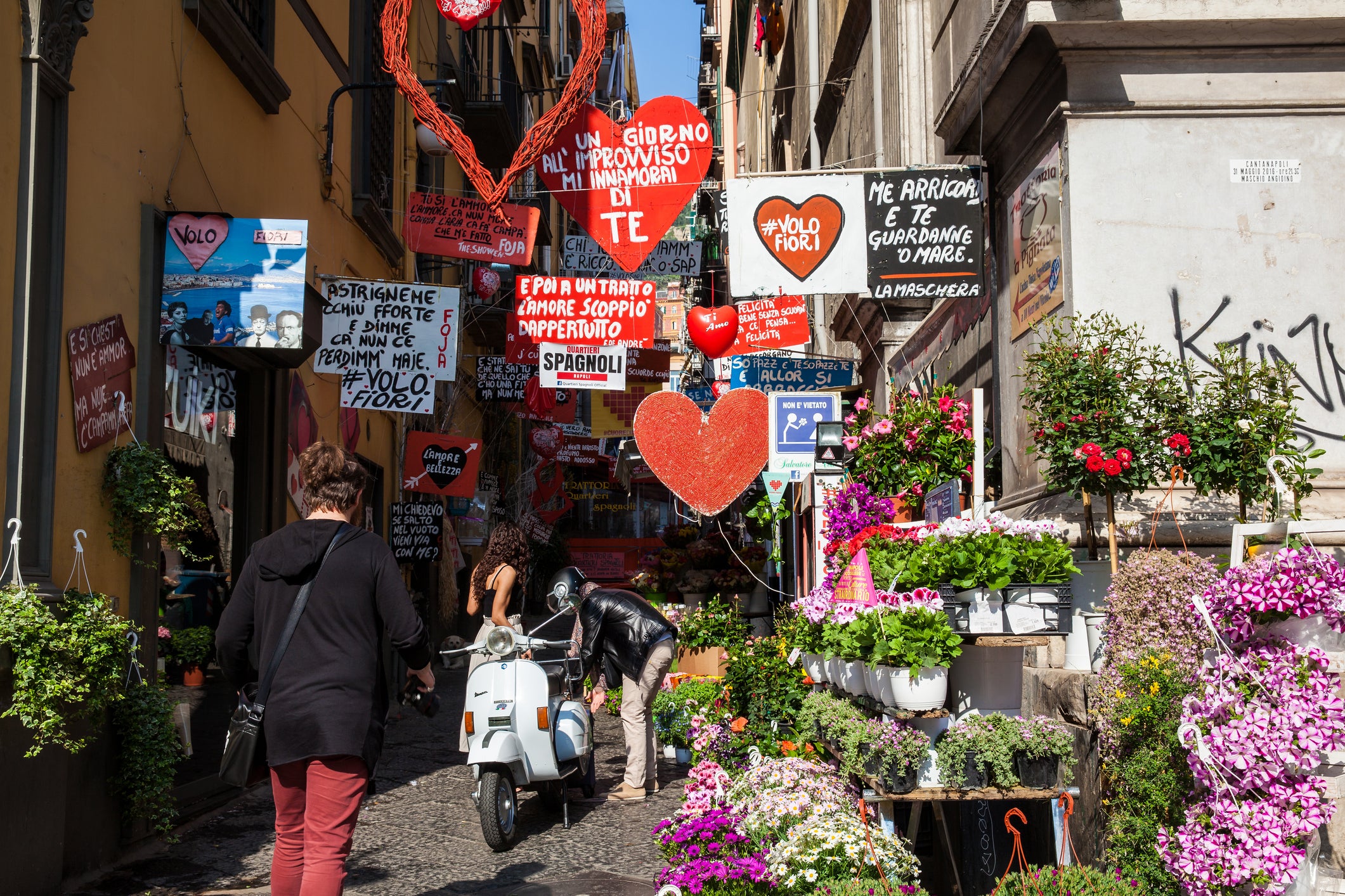 Caravaggio spent his last days in the Spanish Quarter (Quartiere Spagnoli)