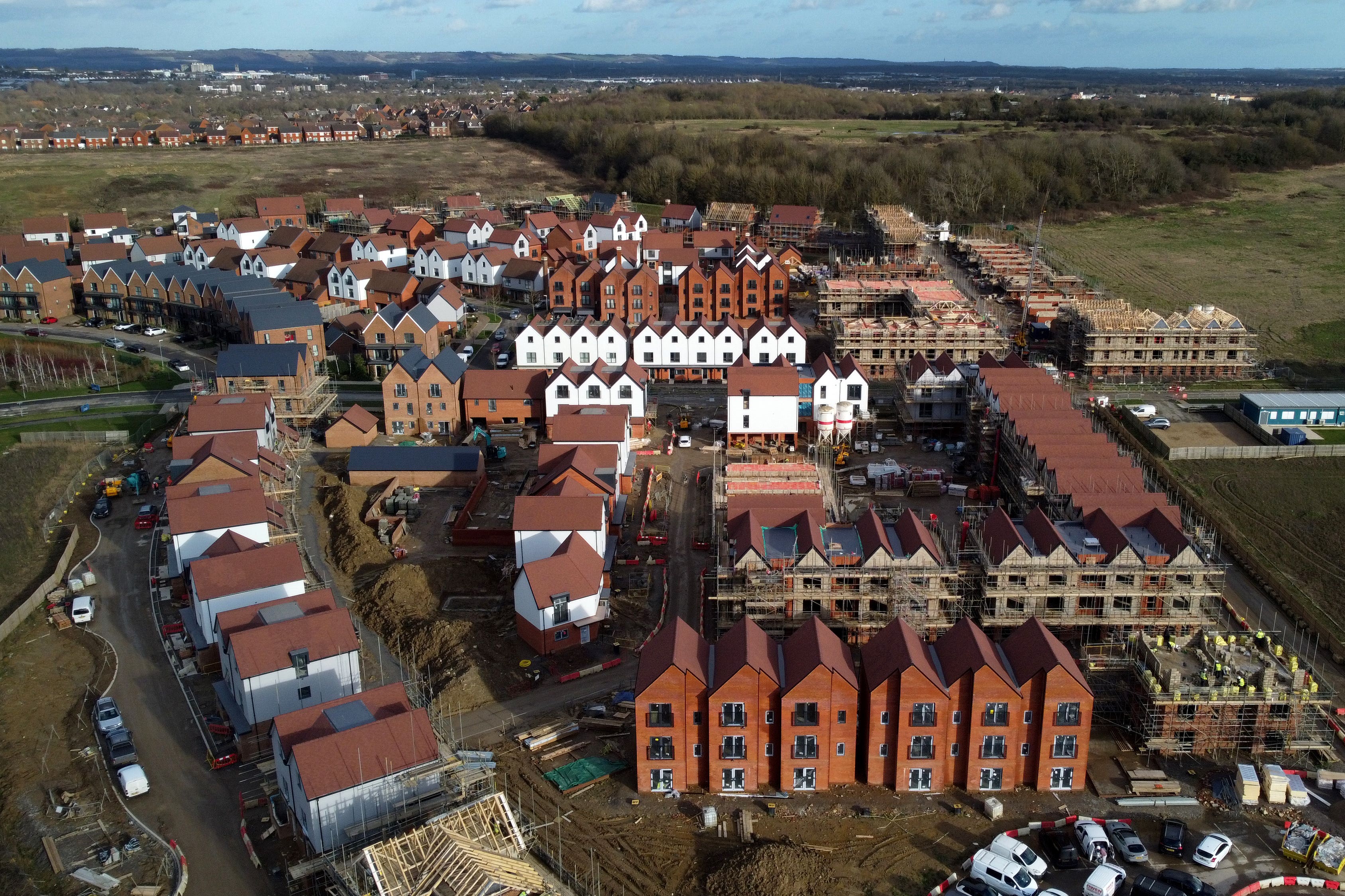 The UK’s construction industry returned to growth last month after a six-month slump (Gareth Fuller/PA)