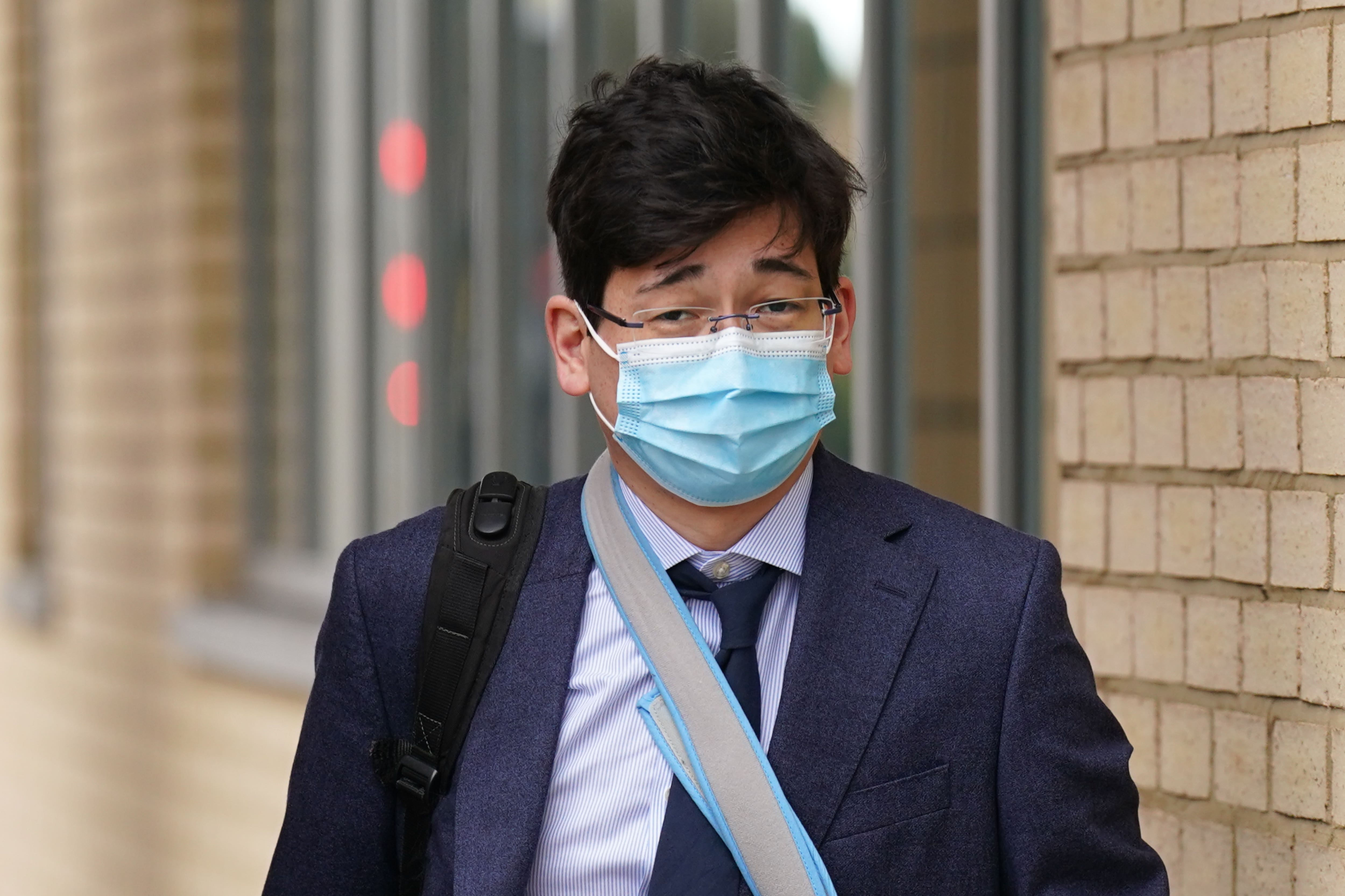 Doctor Jonathon Dean, 32, of Poplar, east London, is pictured at an earlier hearing (Joe Giddens/ PA)