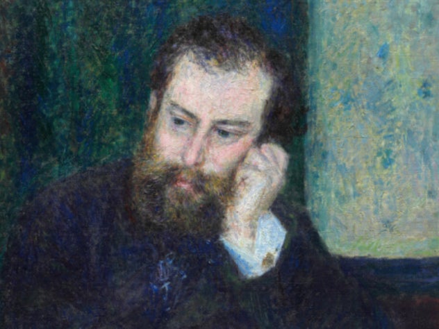 ‘Alfred Sisley’, by Pierre-Auguste Renoir, 1870-6