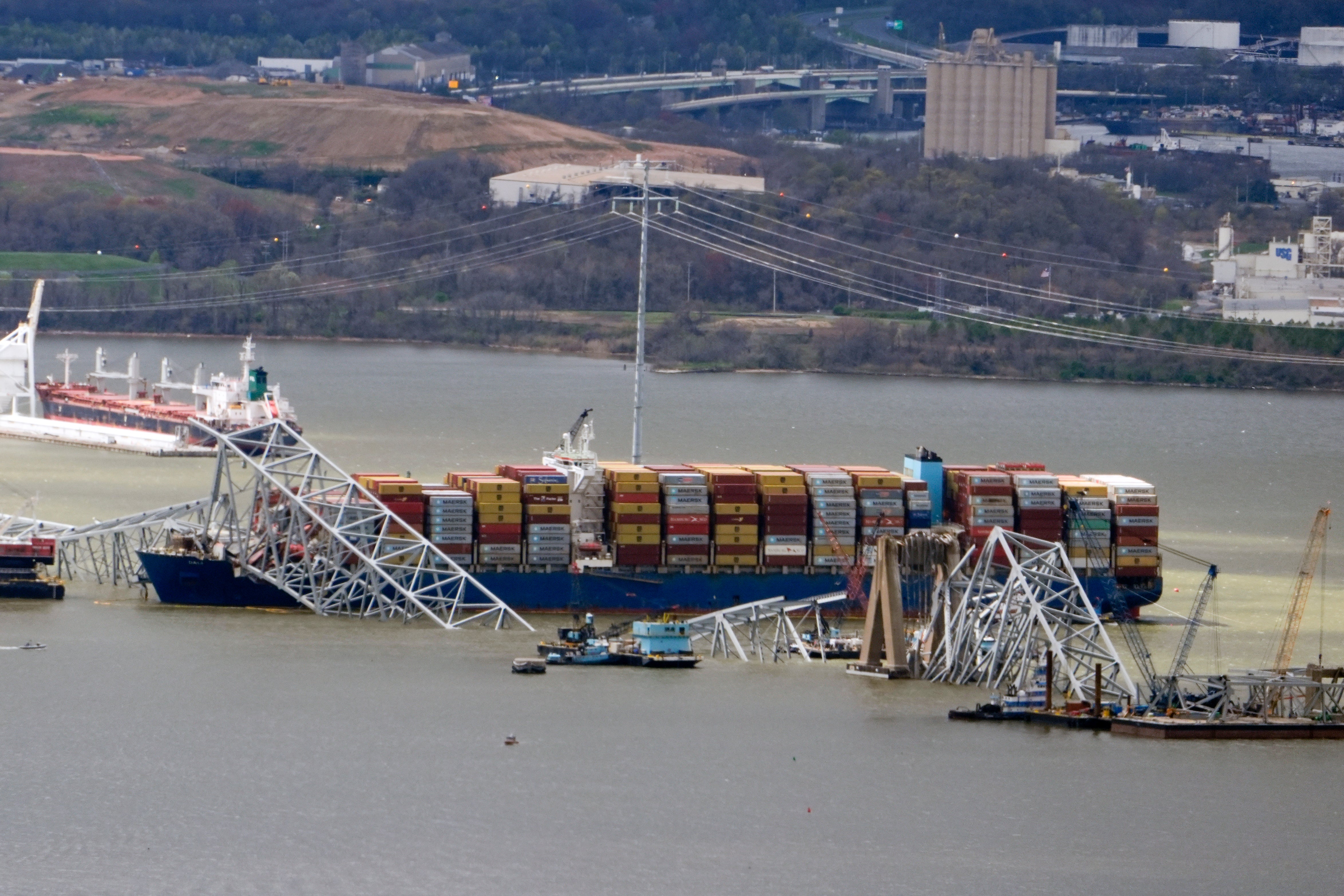 The Dali crashed into The Francis Scott Key Bridge after it lost power