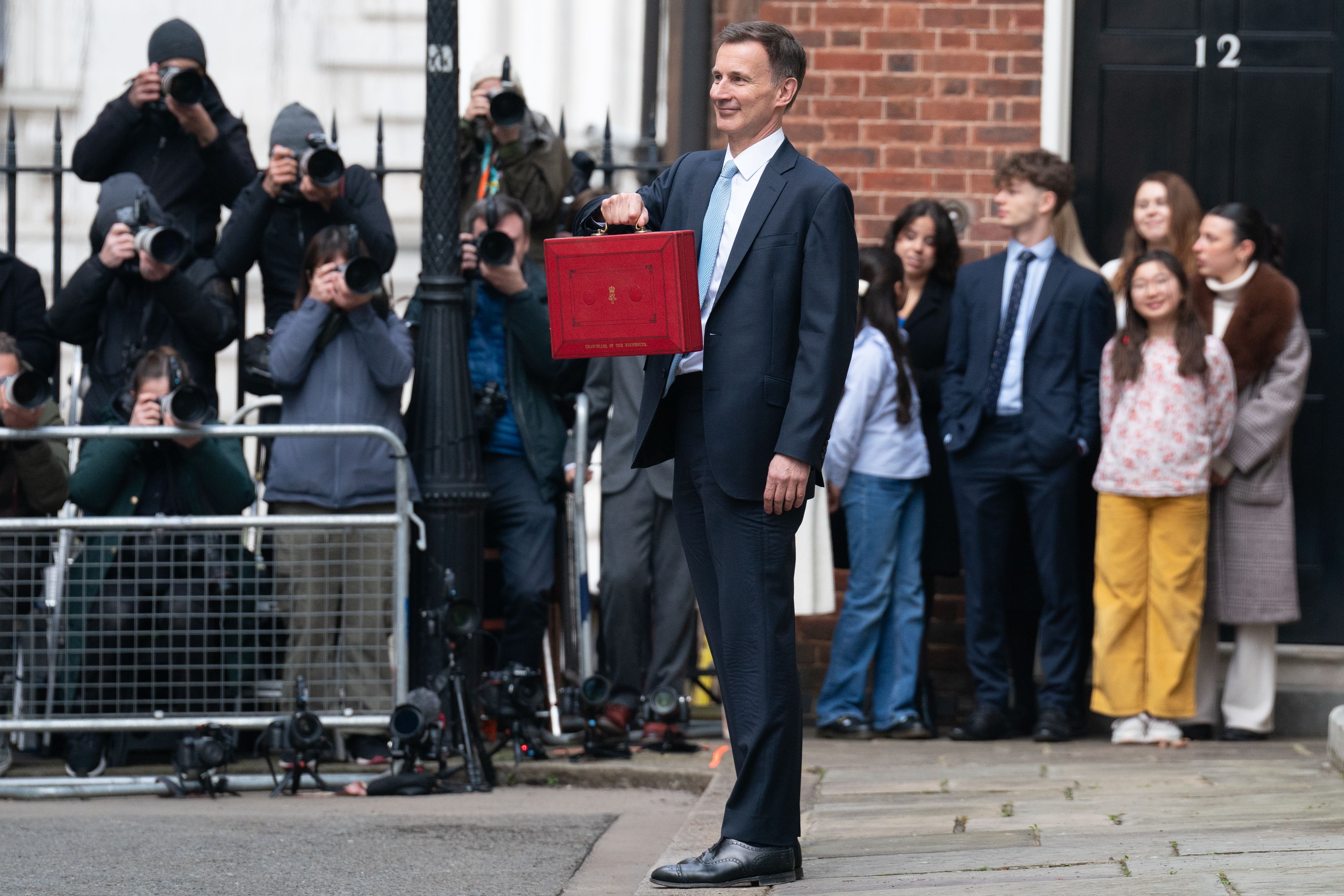 Chancellor Jeremy Hunt announced a 2p cut in national insurance in the Budget (PA)