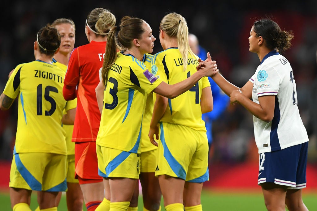 Sweden secured a draw at Wembley in April