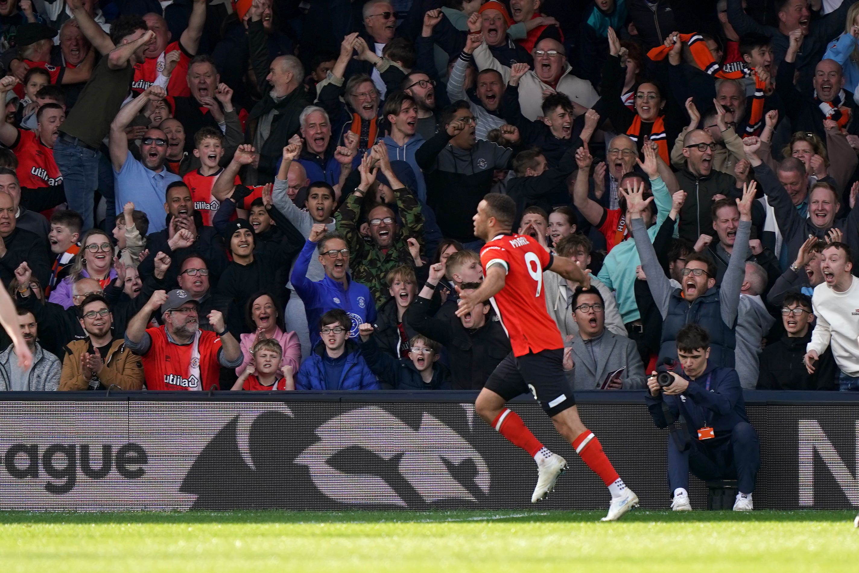 Carlton Morris netted Luton’s late winner (Bradley Collyer/PA)