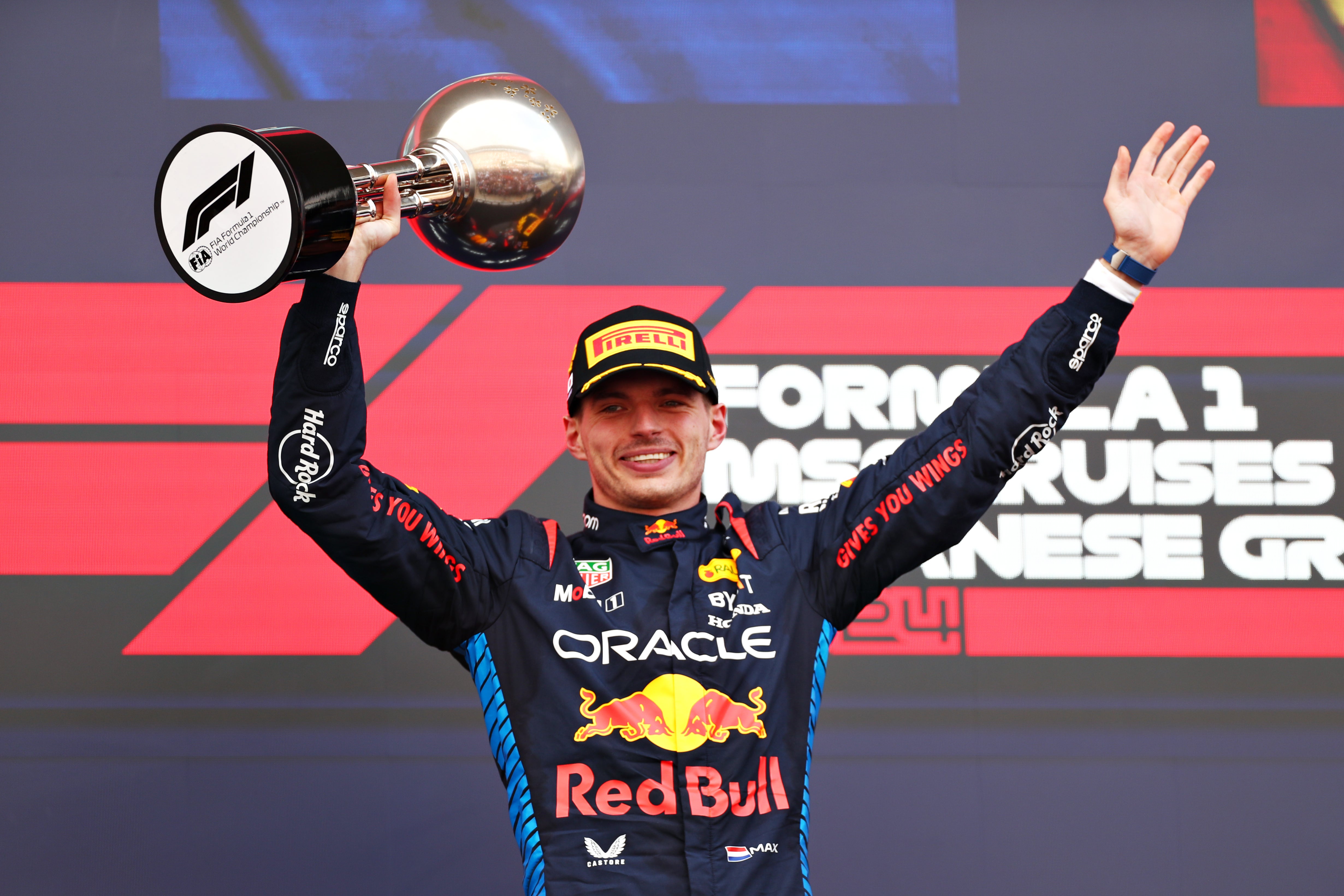 Max Verstappen claimed his third win of the season in Japan