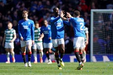 Rabbi Matondo ensures dramatic Old Firm draw after Rangers fight back against Celtic