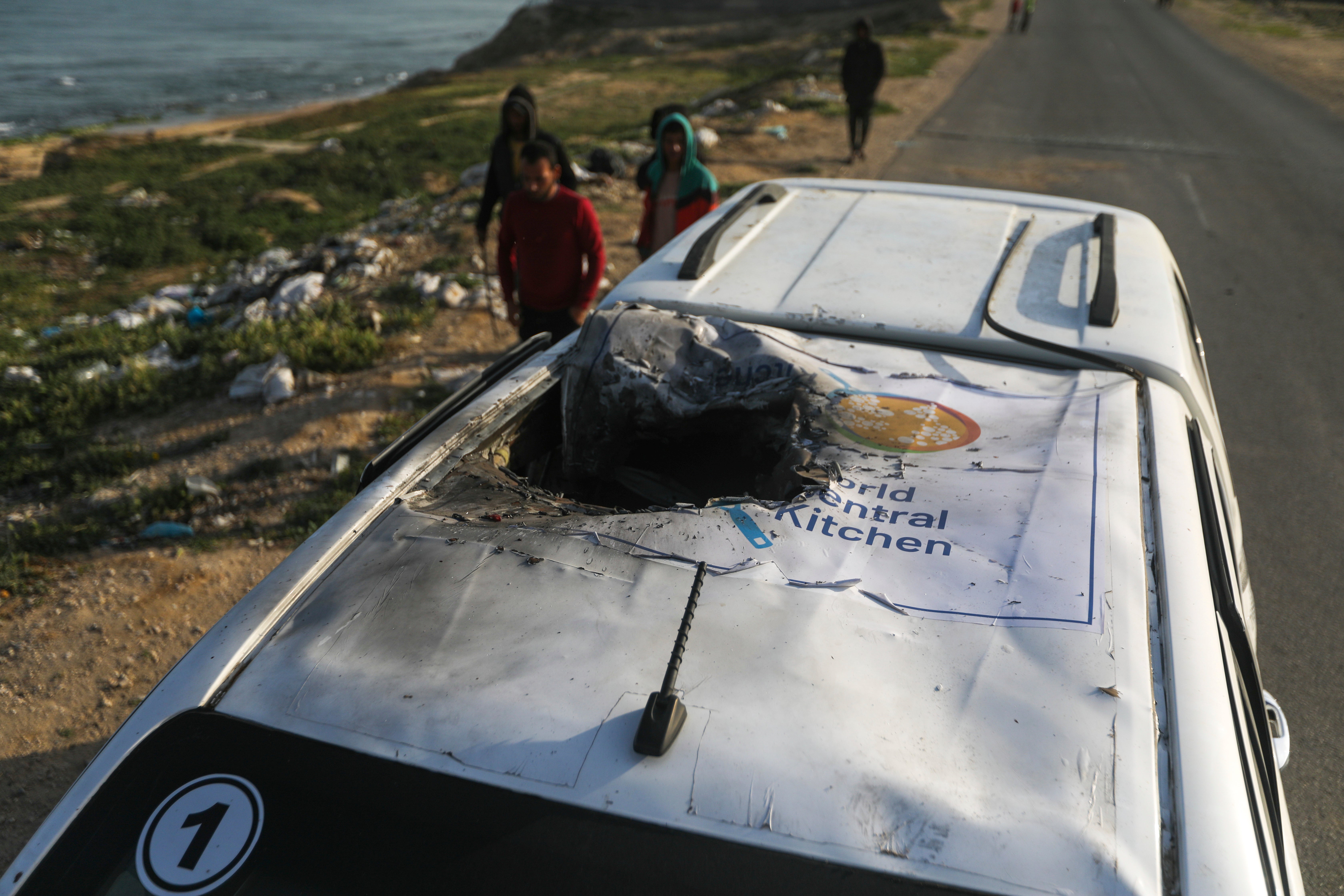 The IDF killed seven aid workers travelling in vehicles marked with the World Central Kitchen logo