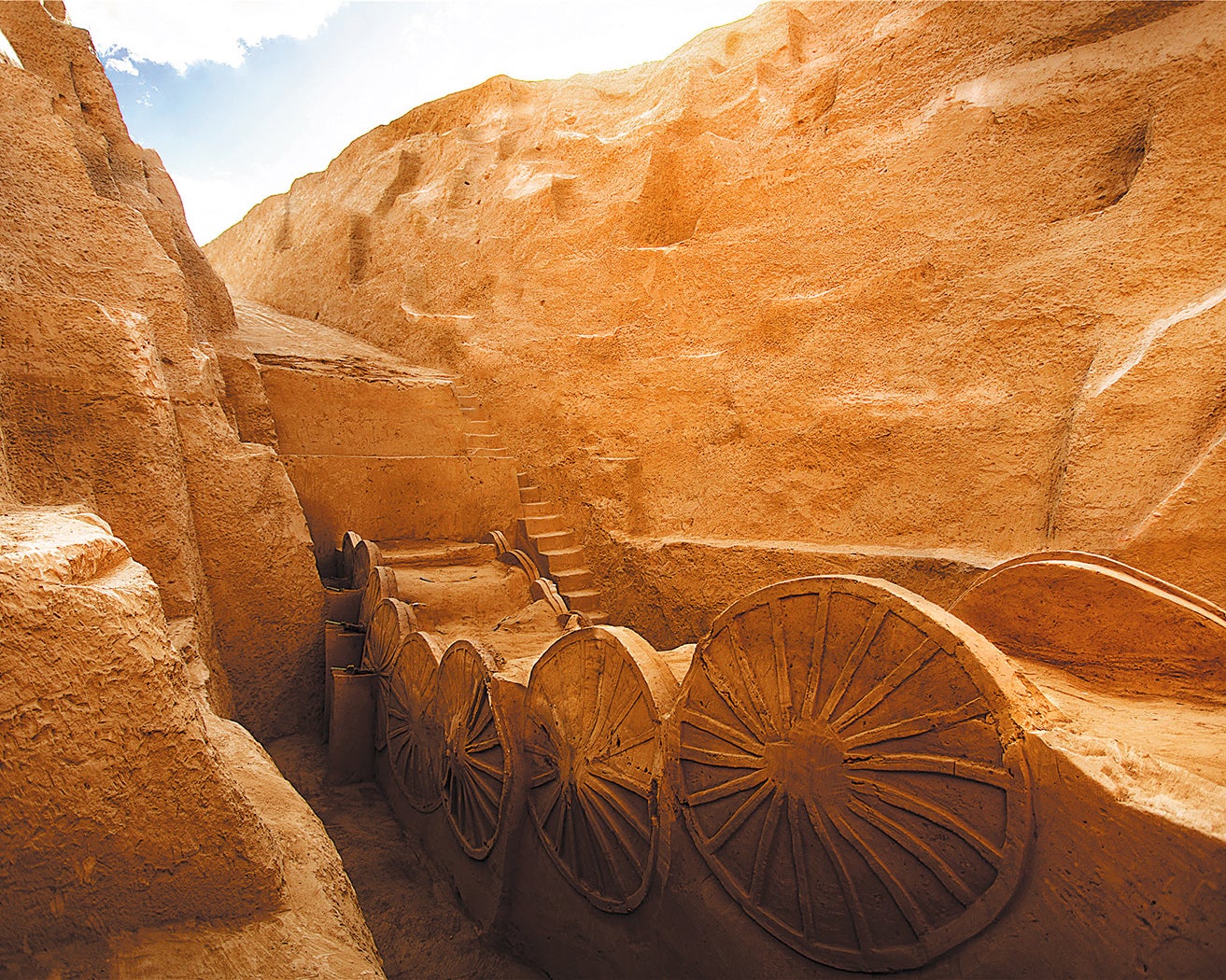 Relics discovered at the Zhaigou site in Qingjian county, Shaanxi province