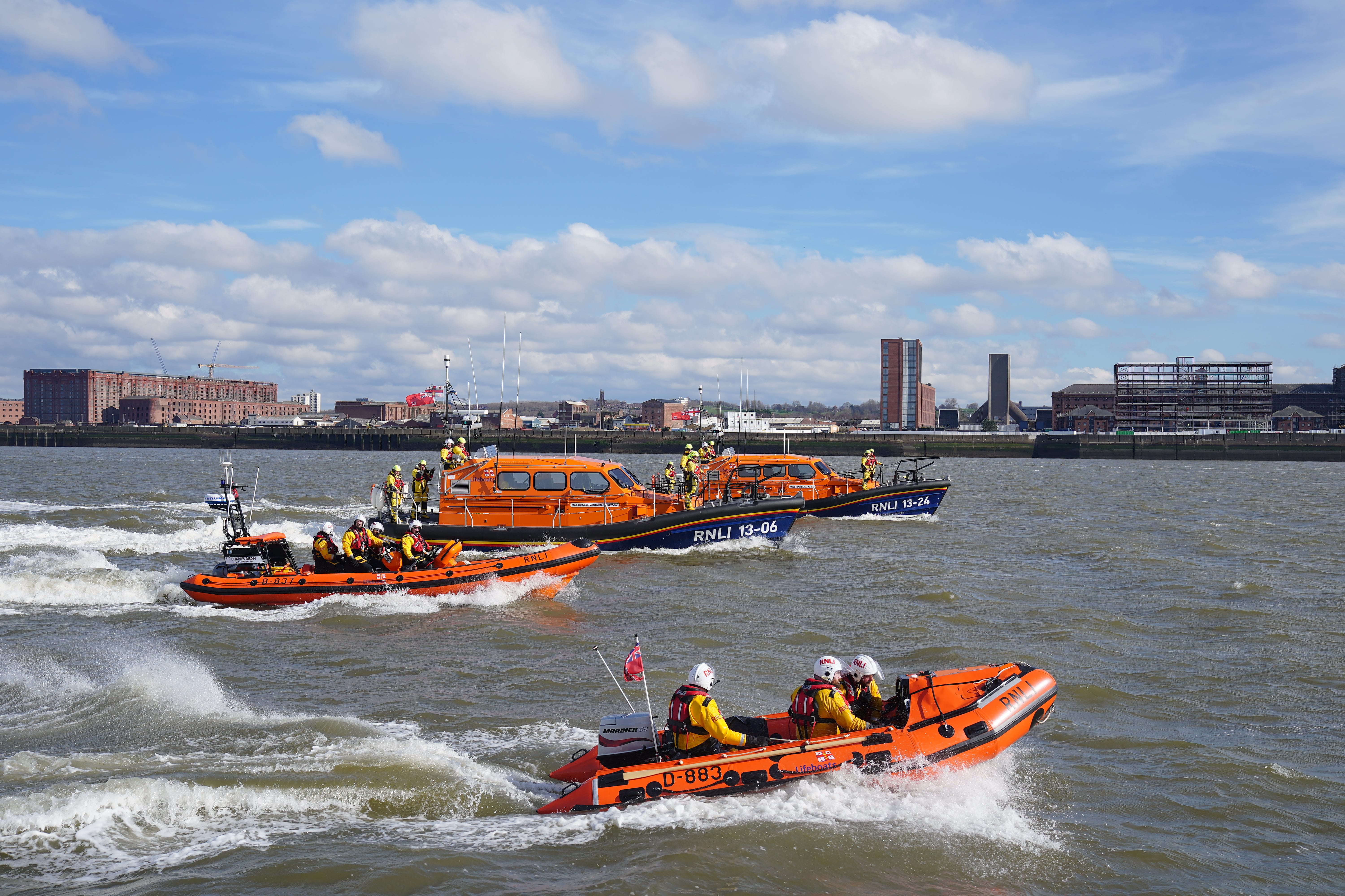 The RNLI has urged members of the public to take part in its Mayday Mile campaign (PA)