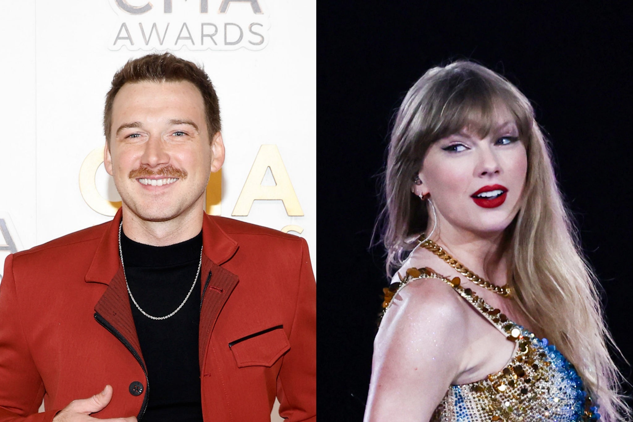 Morgan Wallen and Taylor Swift