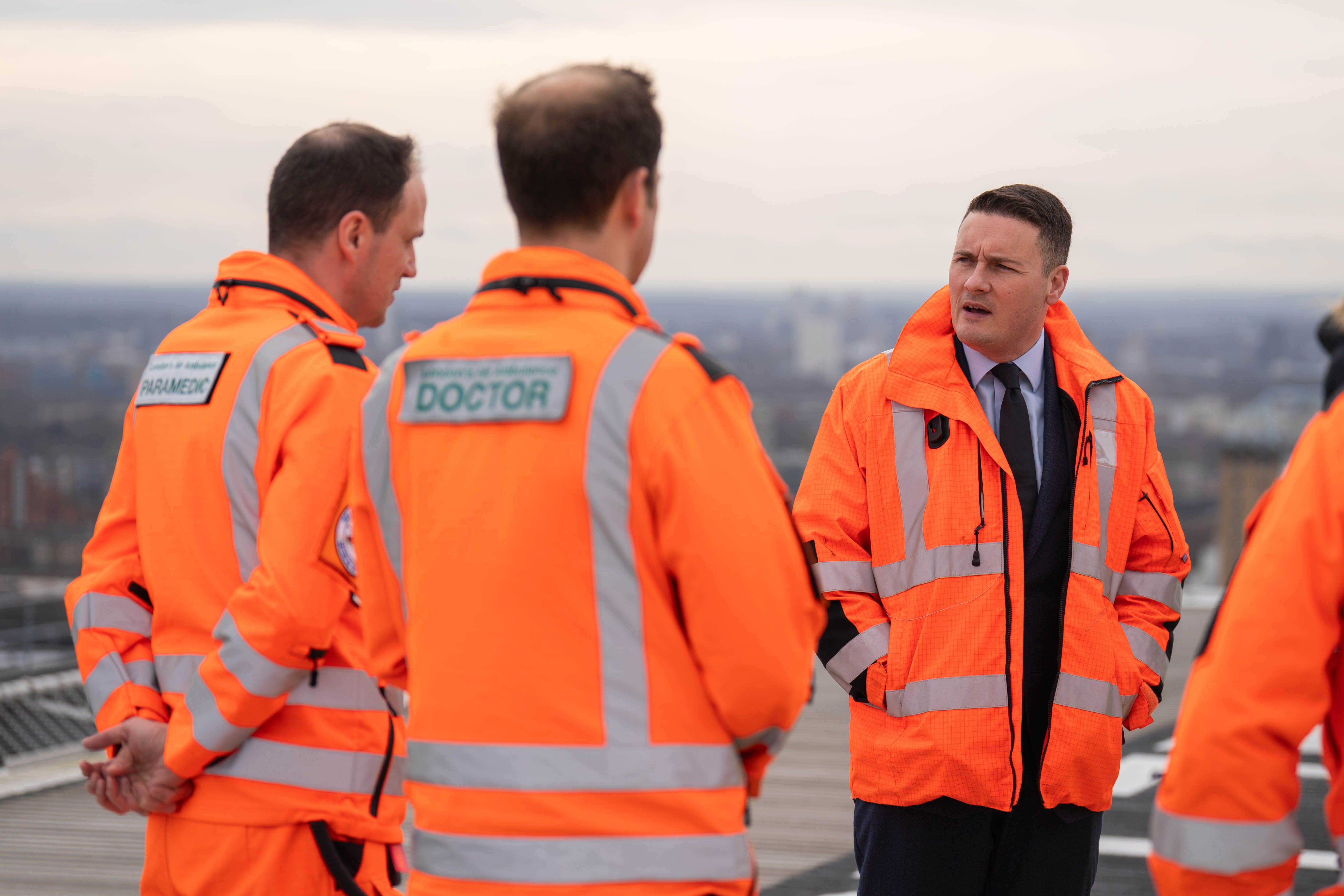 Labour’s shadow health secretary Wes Streeting has defended his plans to use private providers to cut NHS waiting lists (James Manning/PA)