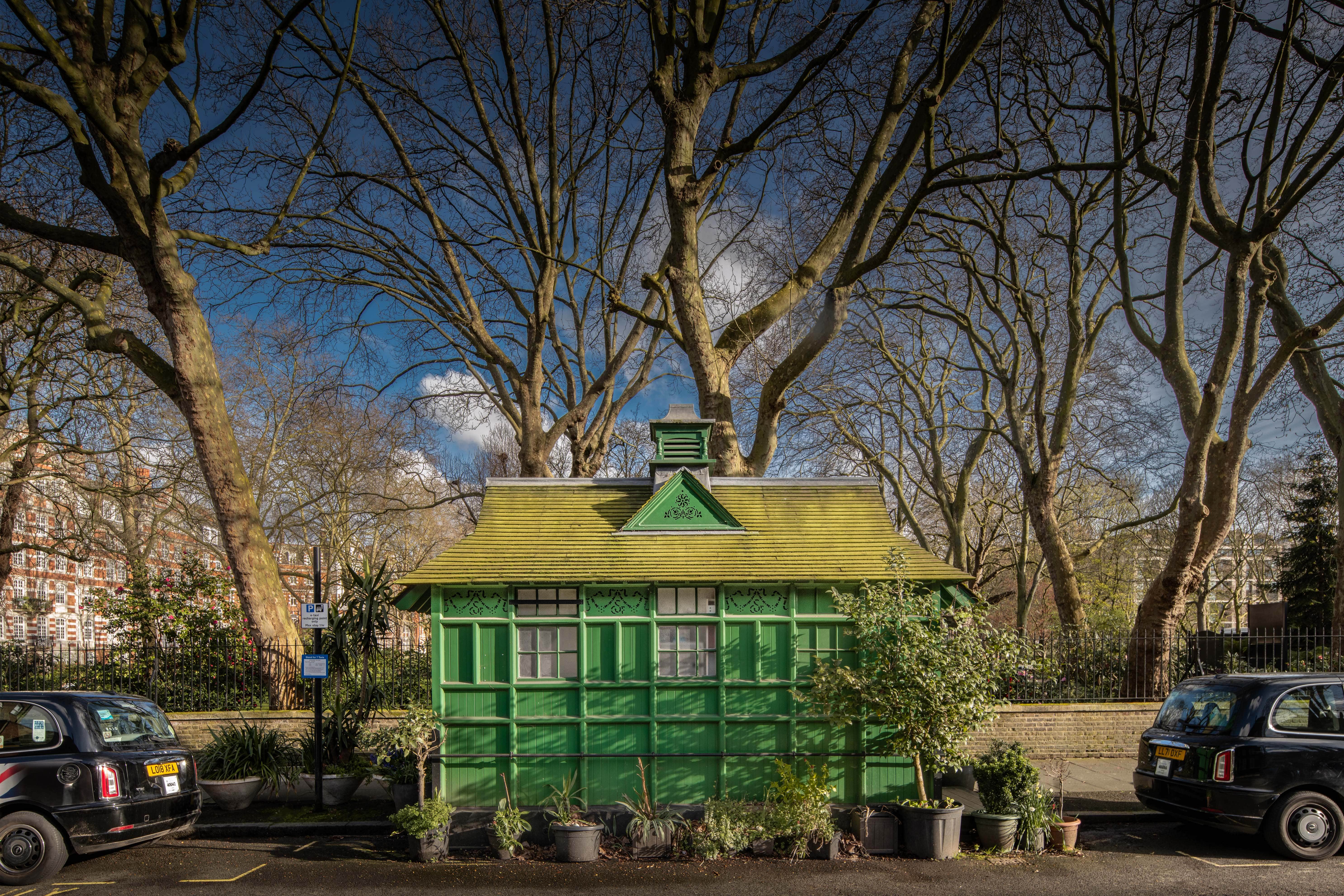 The cabmen’s shelter on Wellington Place is the last of 13 surviving buildings to be given protected status (Historic England/PA)