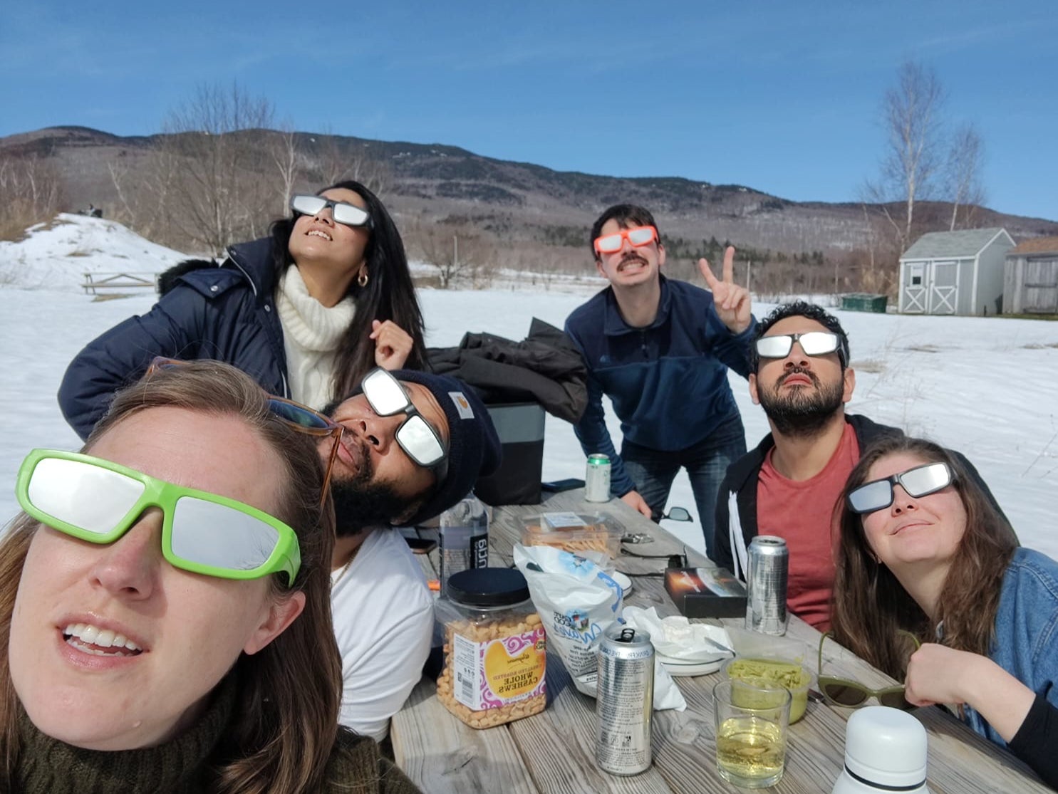 Eclipse chasers gathered in Vermont