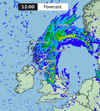 12pm weather map