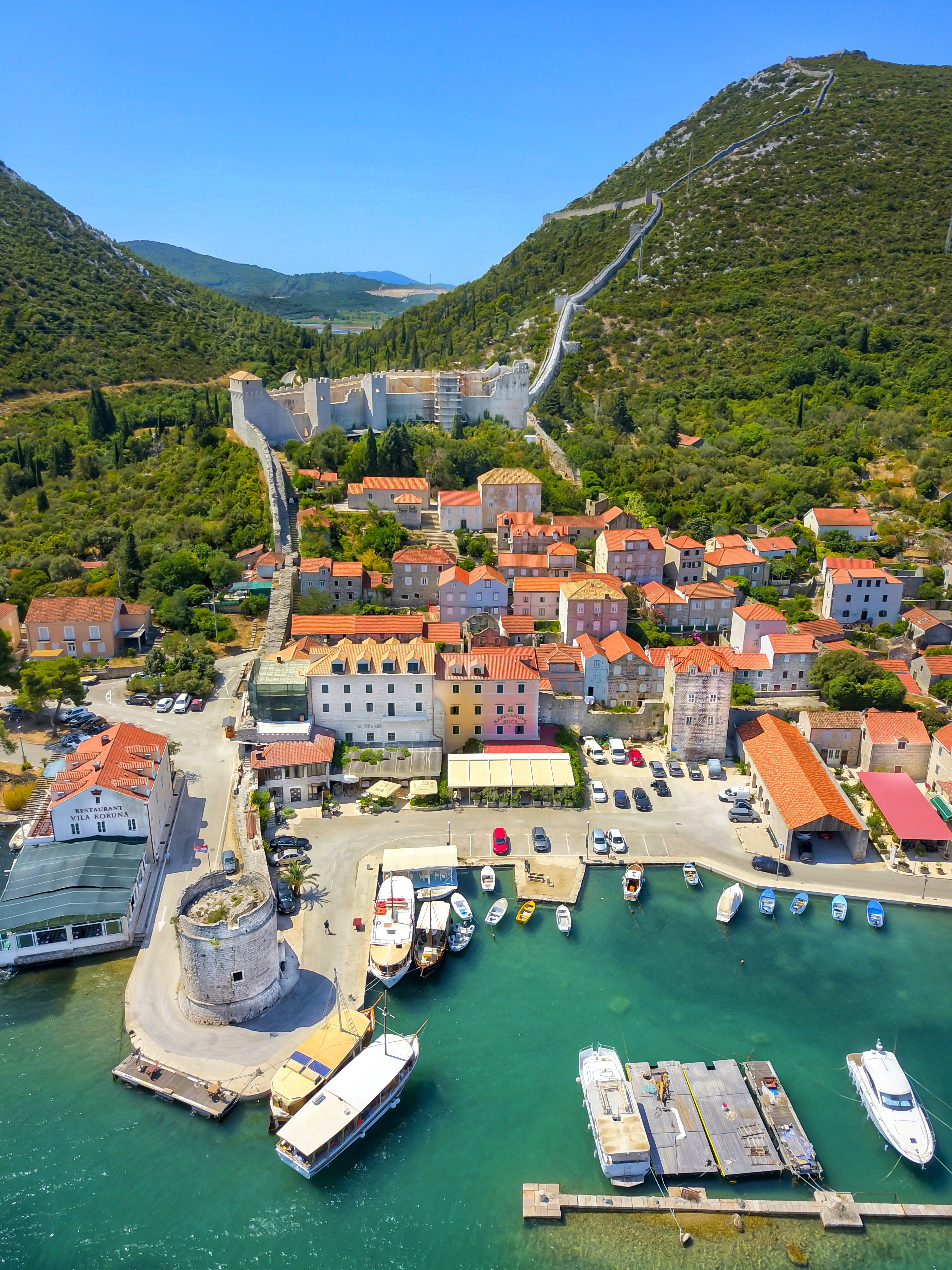 Immerse yourself in local history with a trip to Ston on the Pelsejac peninsula