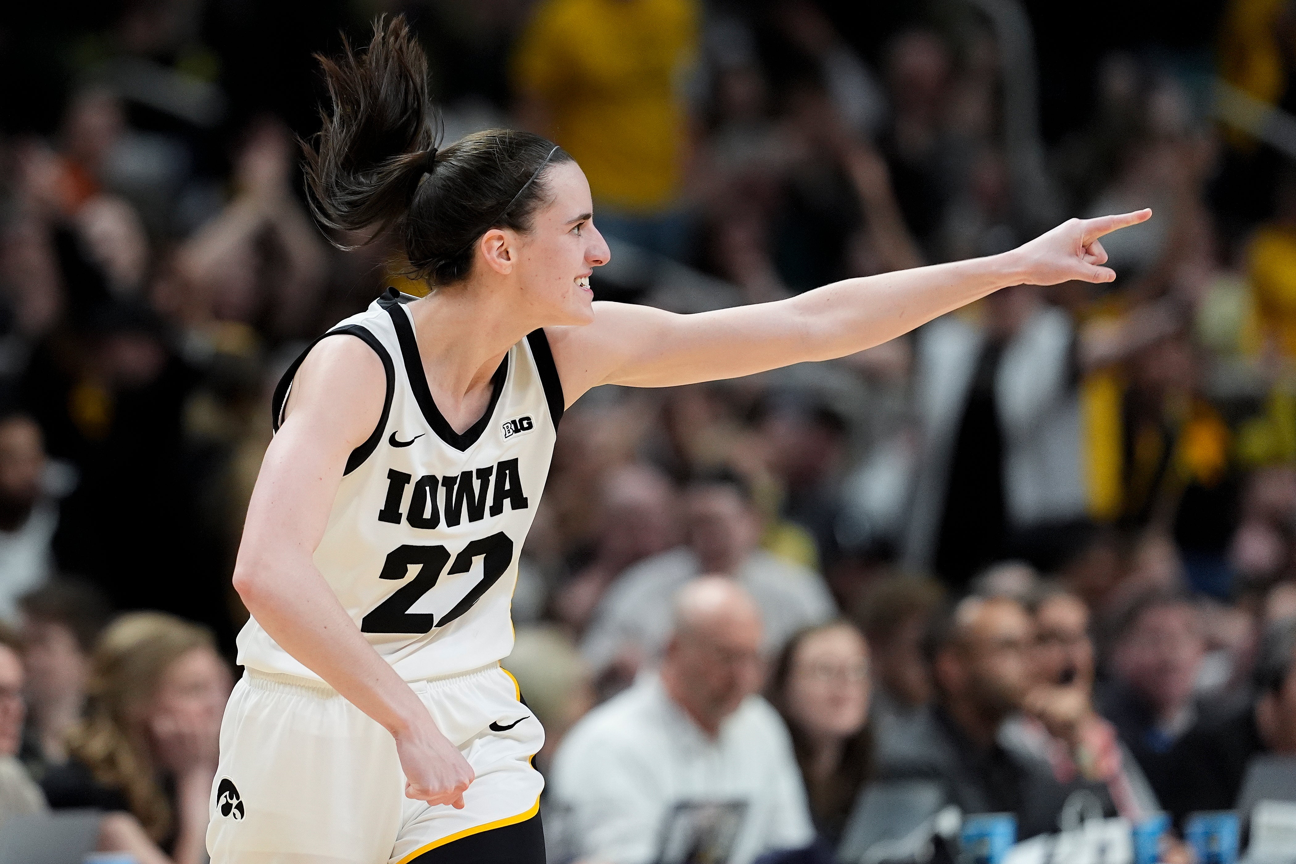 Caitlin Clark broke records while at Iowa