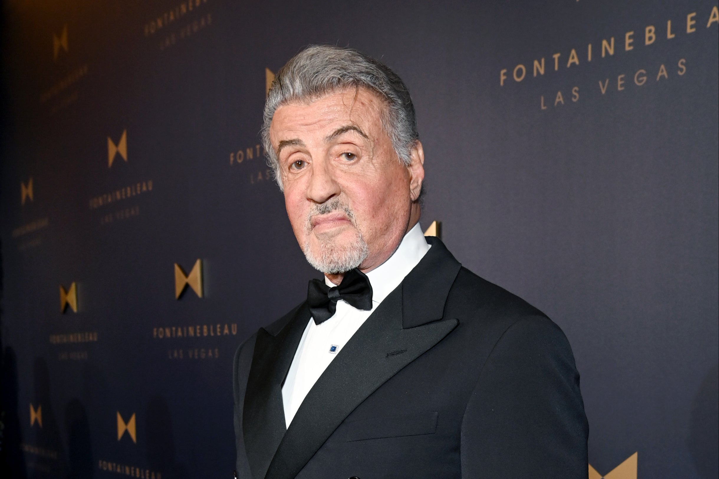 Sylvester Stallone in Las Vegas in December 2023