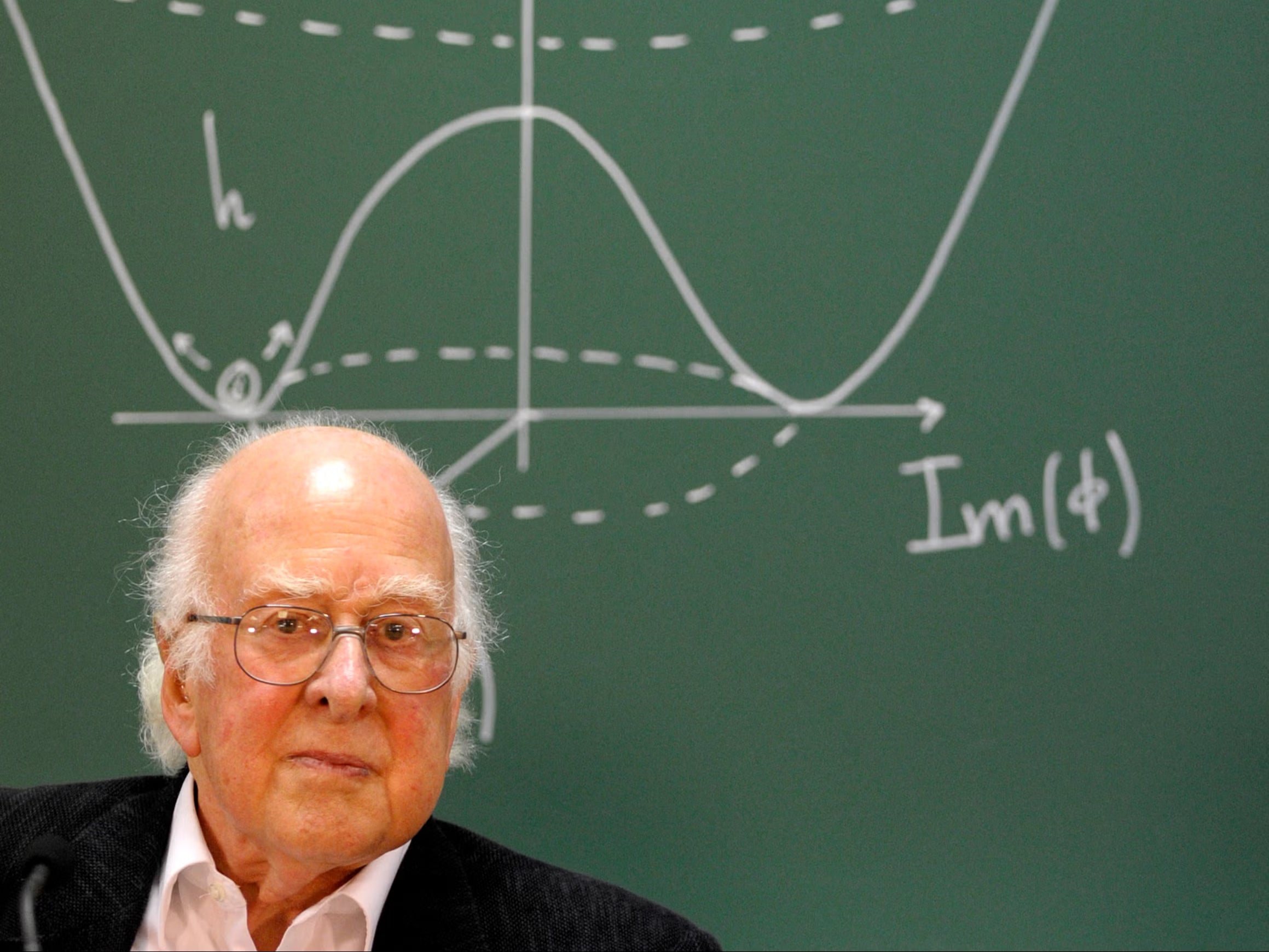 Professor Peter Higgs proposed the existence of the Higgs Boson