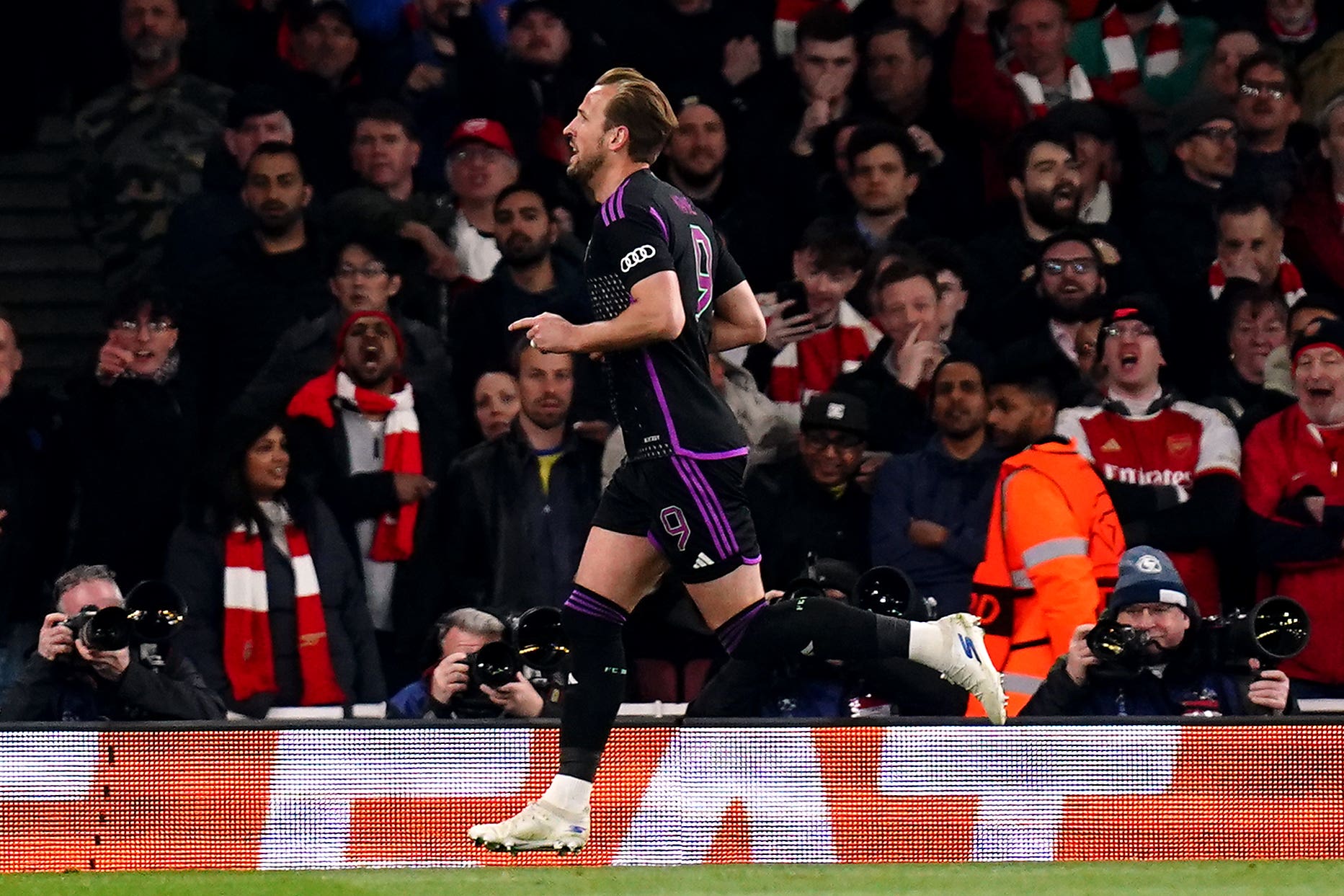 Harry Kane scored a penalty against Arsenal (John Walton/PA)