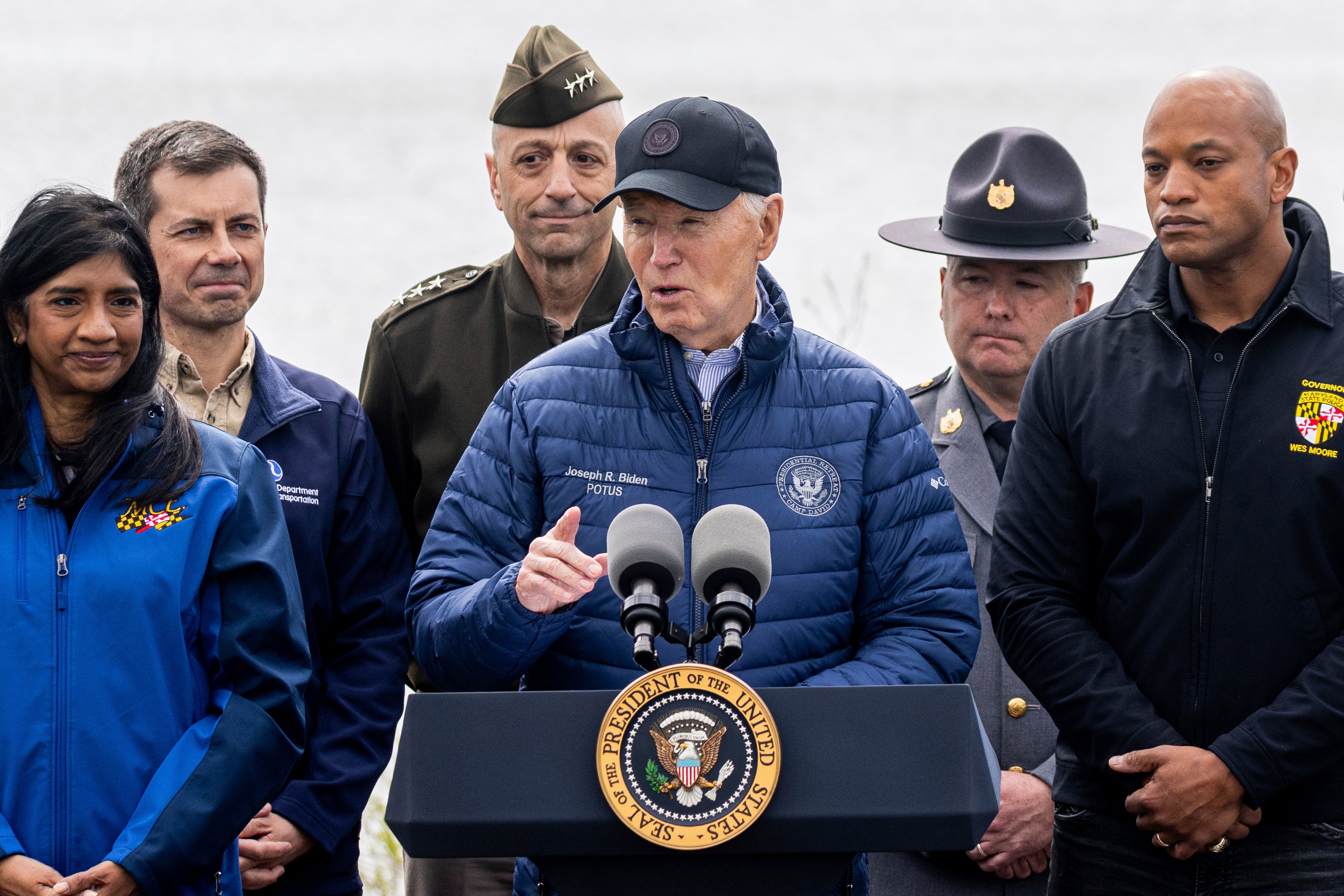 Maryland Bridge Collapse Biden