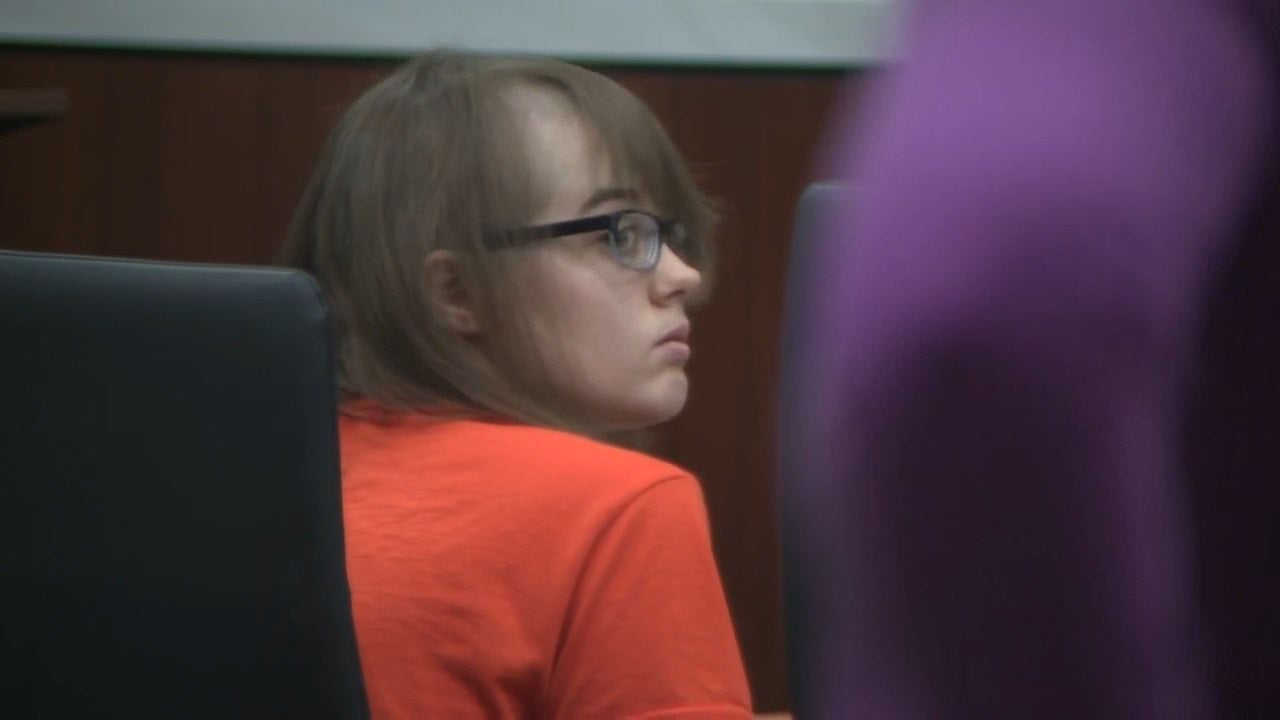 Morgan Geyser seen in the courtroom on 10 April 2024 as she appealed for an early release