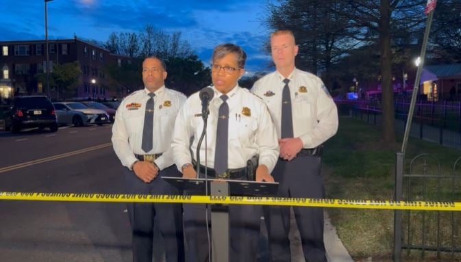 Metropolitan Police Department Chief Pamela Smith briefs media