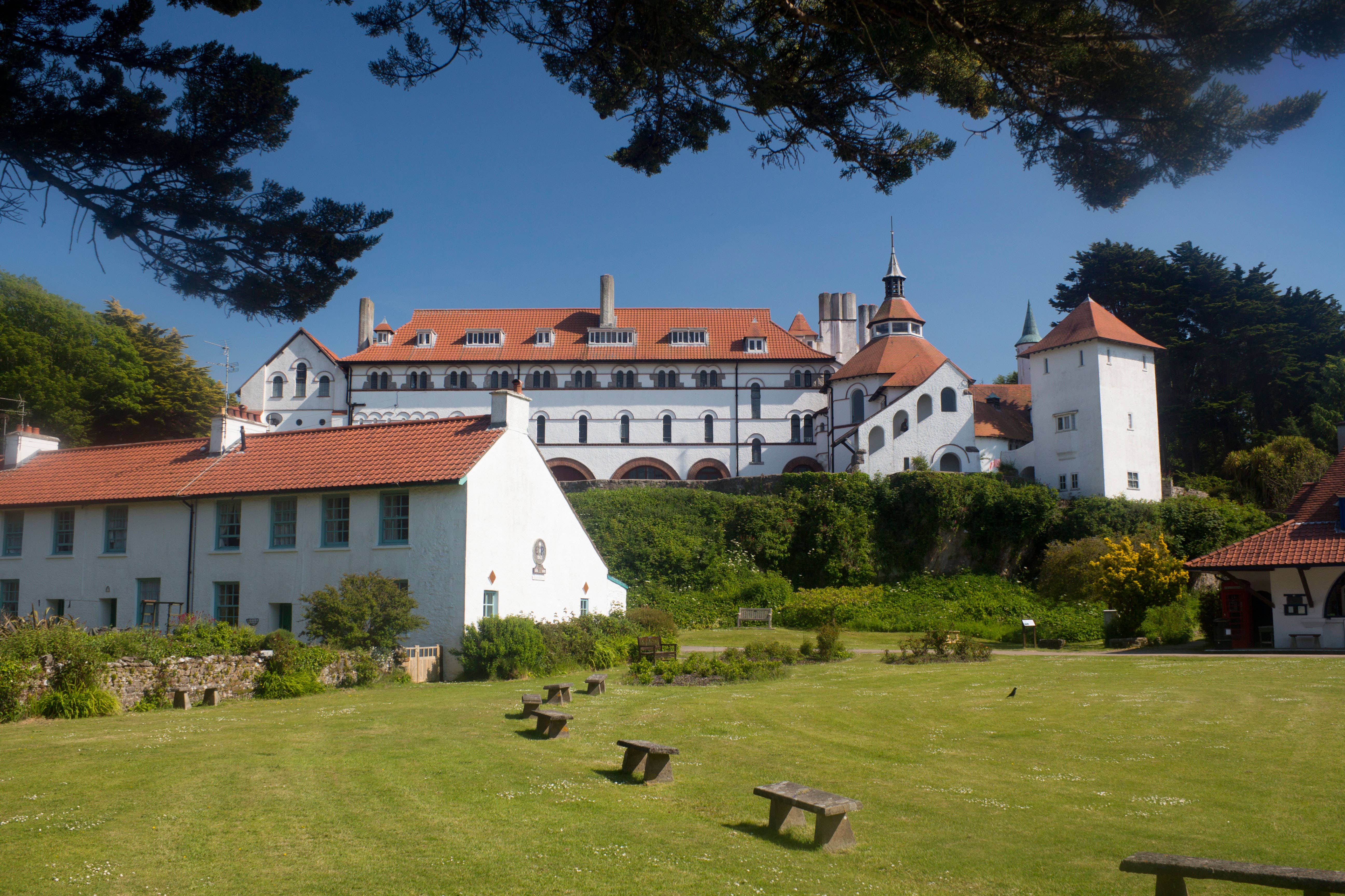 Caldey Island Abbey is home to Cistercian Order monks (Alamy/UK)