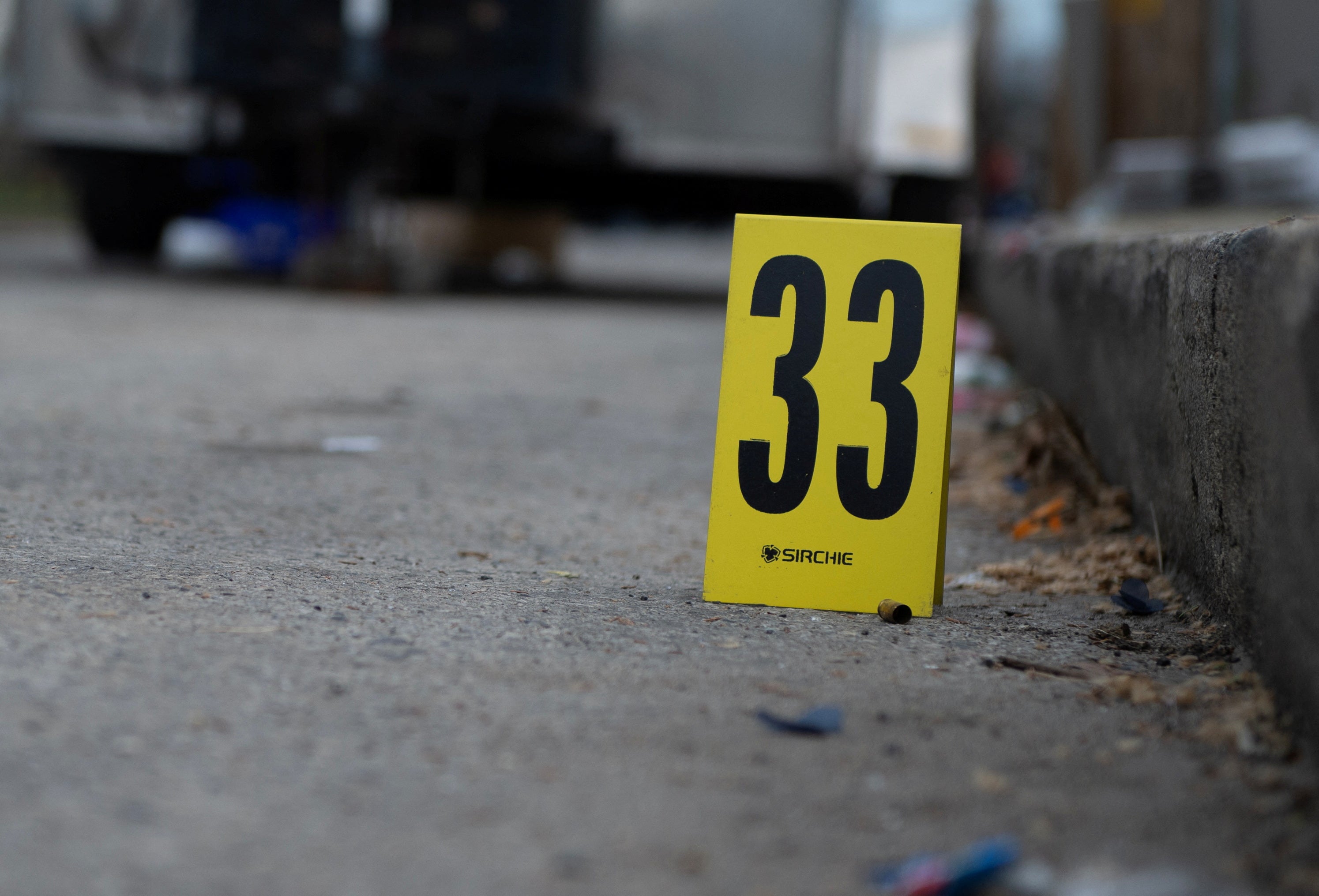 Police in Philadelphia have not recovered the murder weapon used in Tuesday’s deadly shooting, and no arrests have been made, according to officials. Police markers on the scene