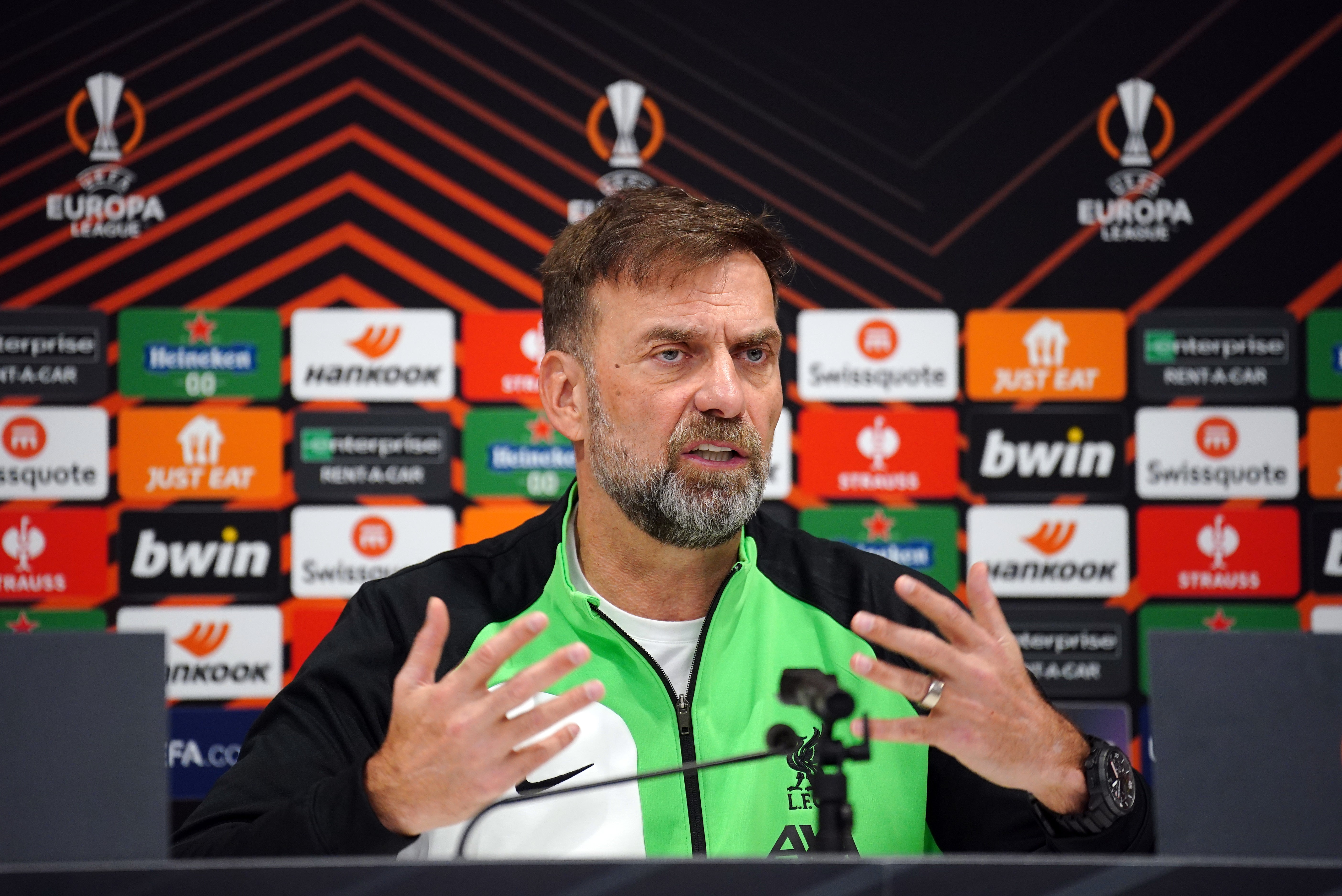 Liverpool boss Klopp warns ‘only great teams left in Europa League’ ahead of Atalanta clash