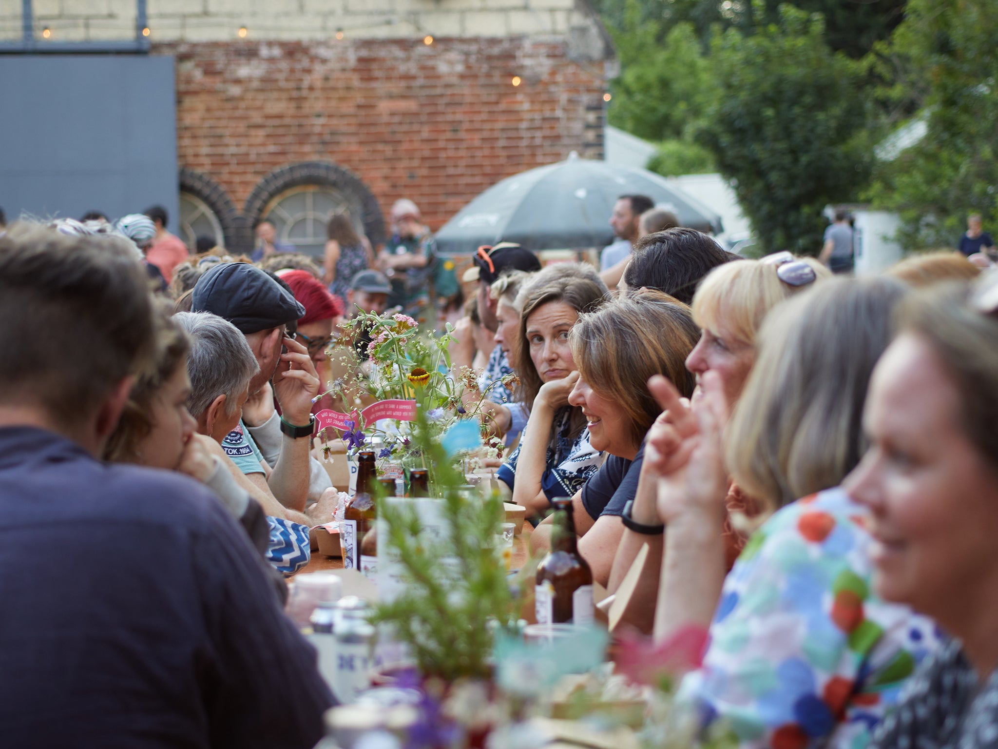 Food for thought: The Long Table in Stroud, which opened in 2018, has a unique way of doing things