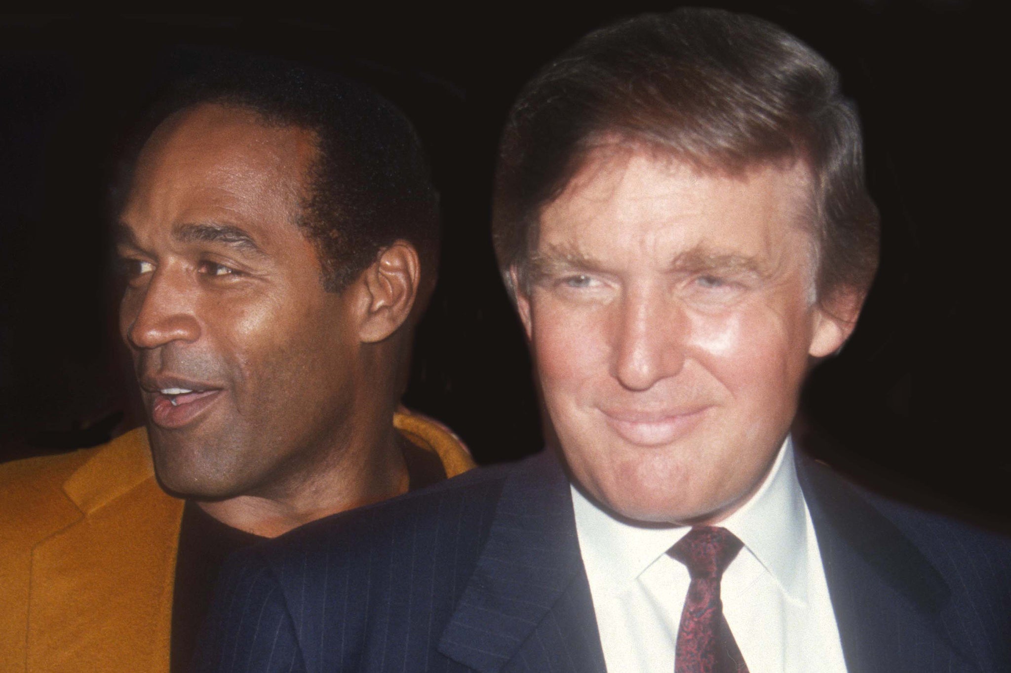 onald Trump and OJ Simpson in Manahttan, 1993