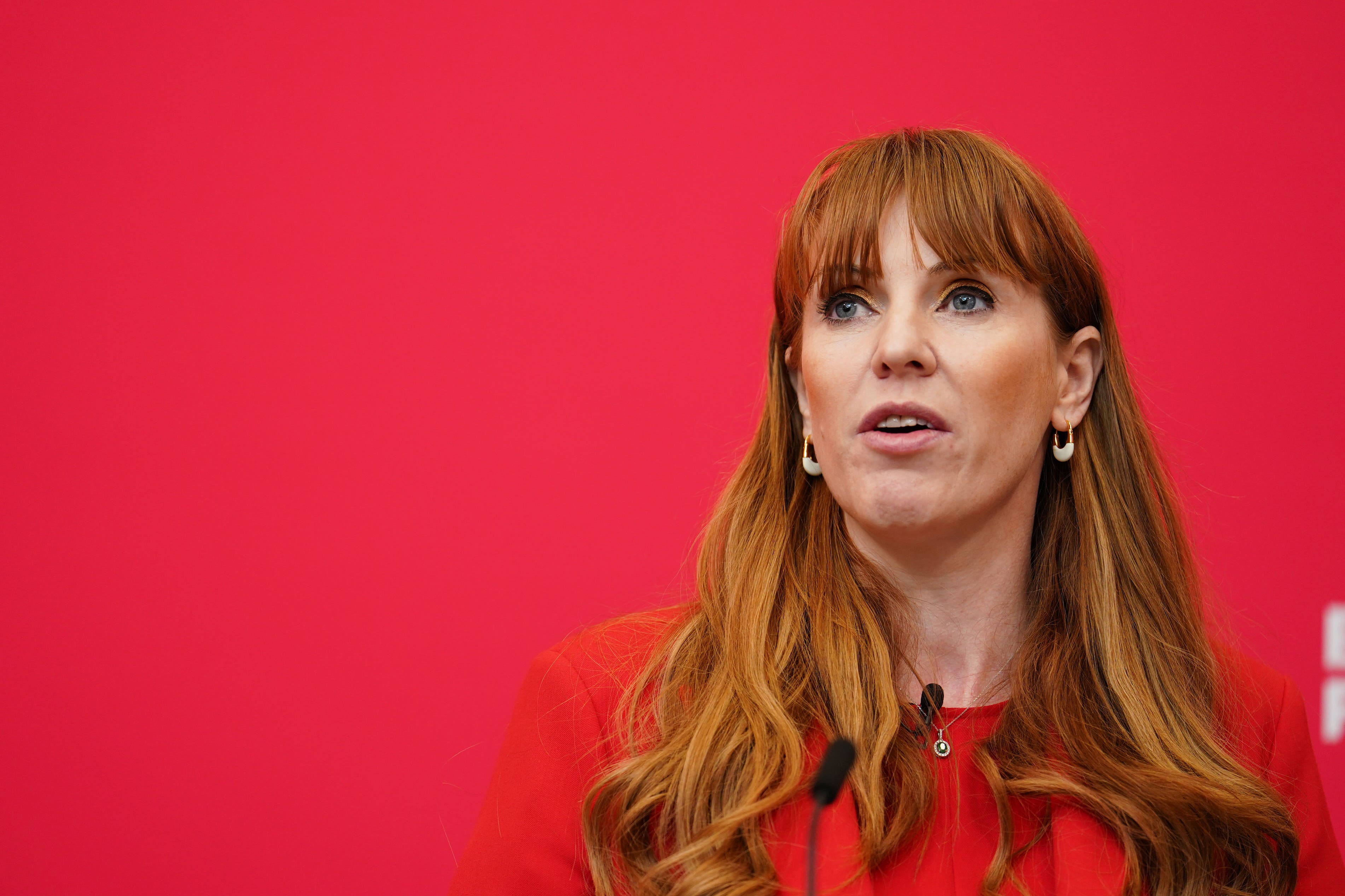 Labour deputy leader Angela Rayner (Jordan Pettitt/PA)