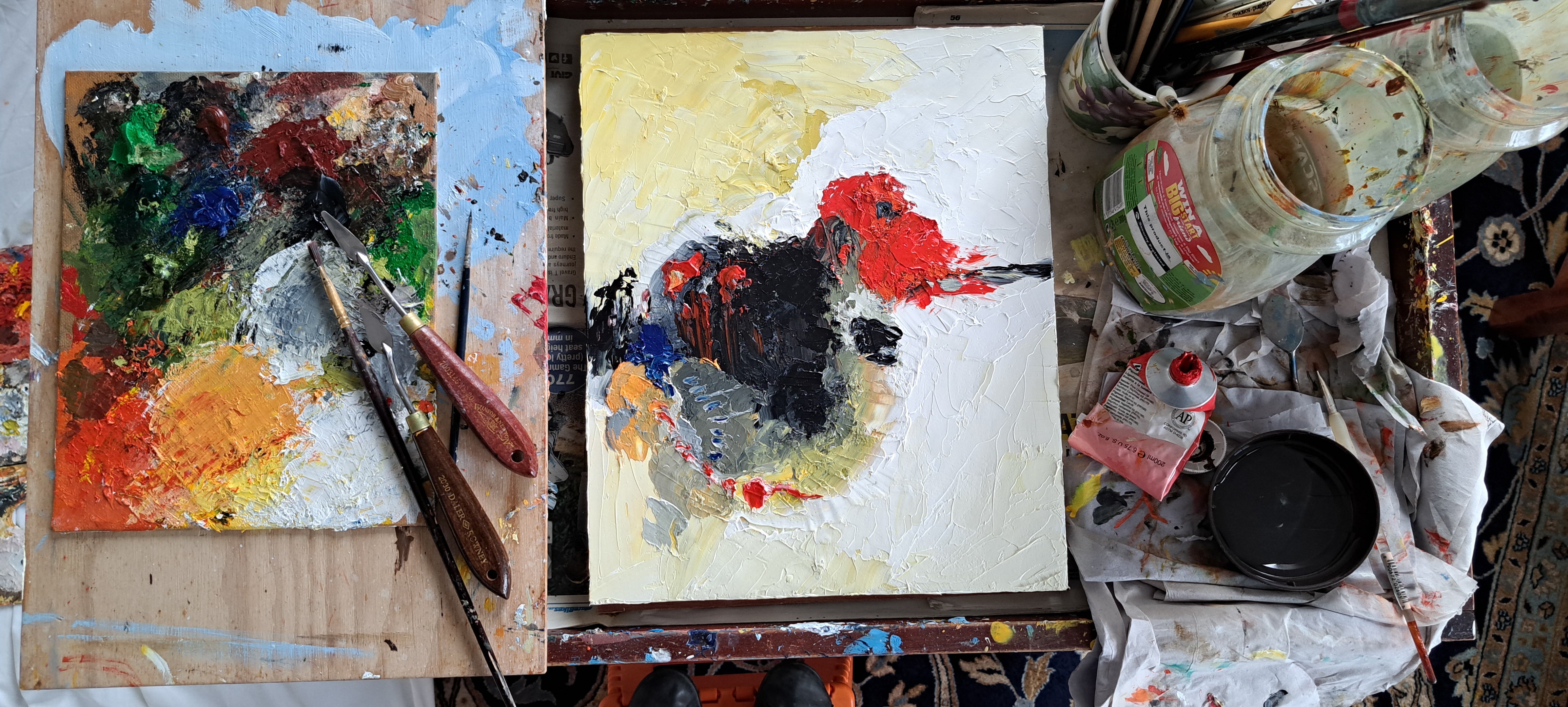 Put down the pen and pick up a paintbrush