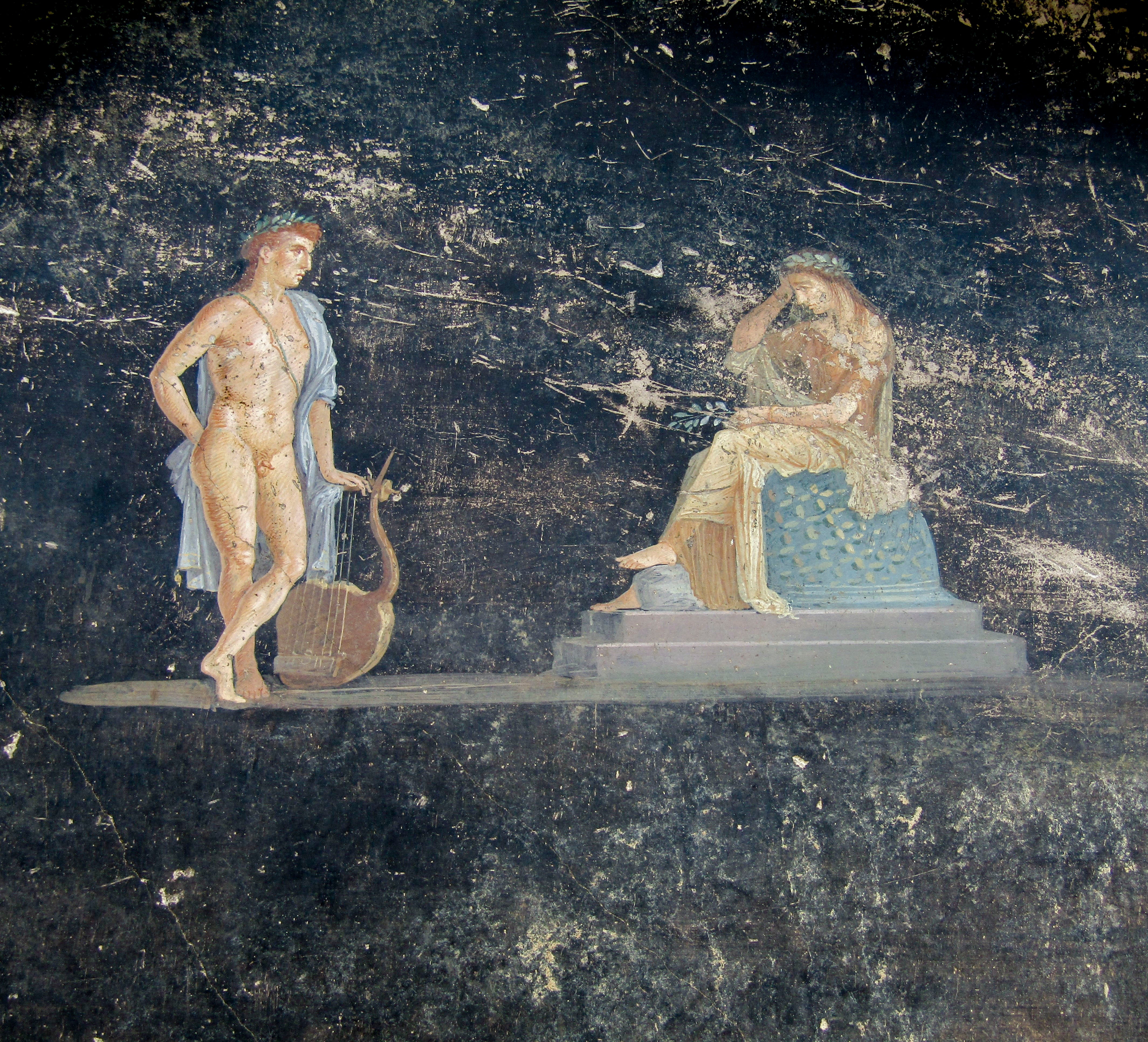 Italy Pompeii Frescoes