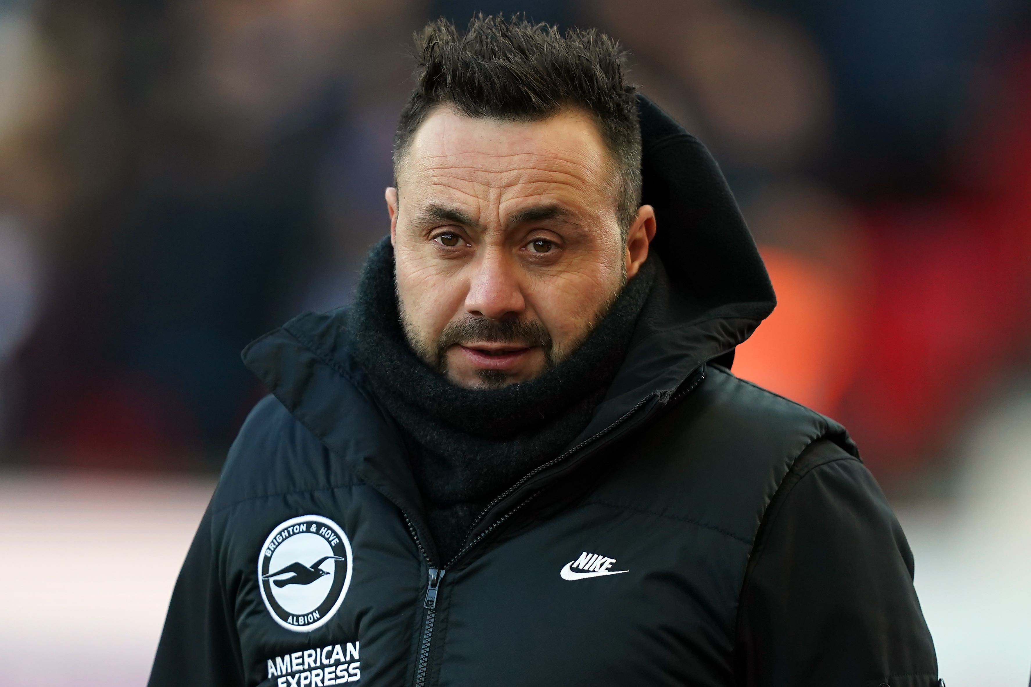 Roberto De Zerbi wants to take Brighton back into Europe (Martin Rickett/PA)